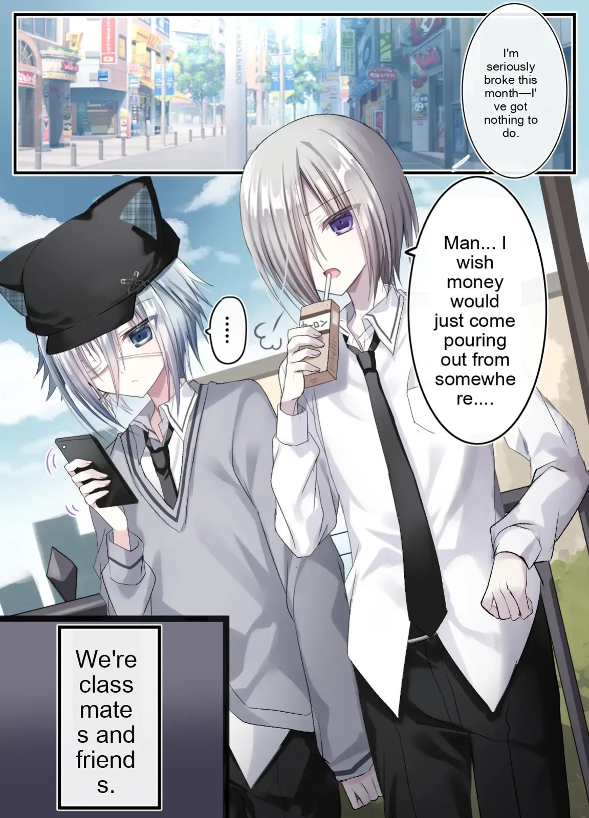 [Usagi Zangeshitsu (Touga)] Otona o Nameta Namaiki x Cool Shounen Kyousei Iki Gaman Taiketsu ~Tomodachi ni Miidasu Retsujou~ | A Sassy Kid Who Underestimates Adults vs. A Cool Teen: A Forced Orgasm Endurance Battle ~Discovering Lust in a Friend~ [English]