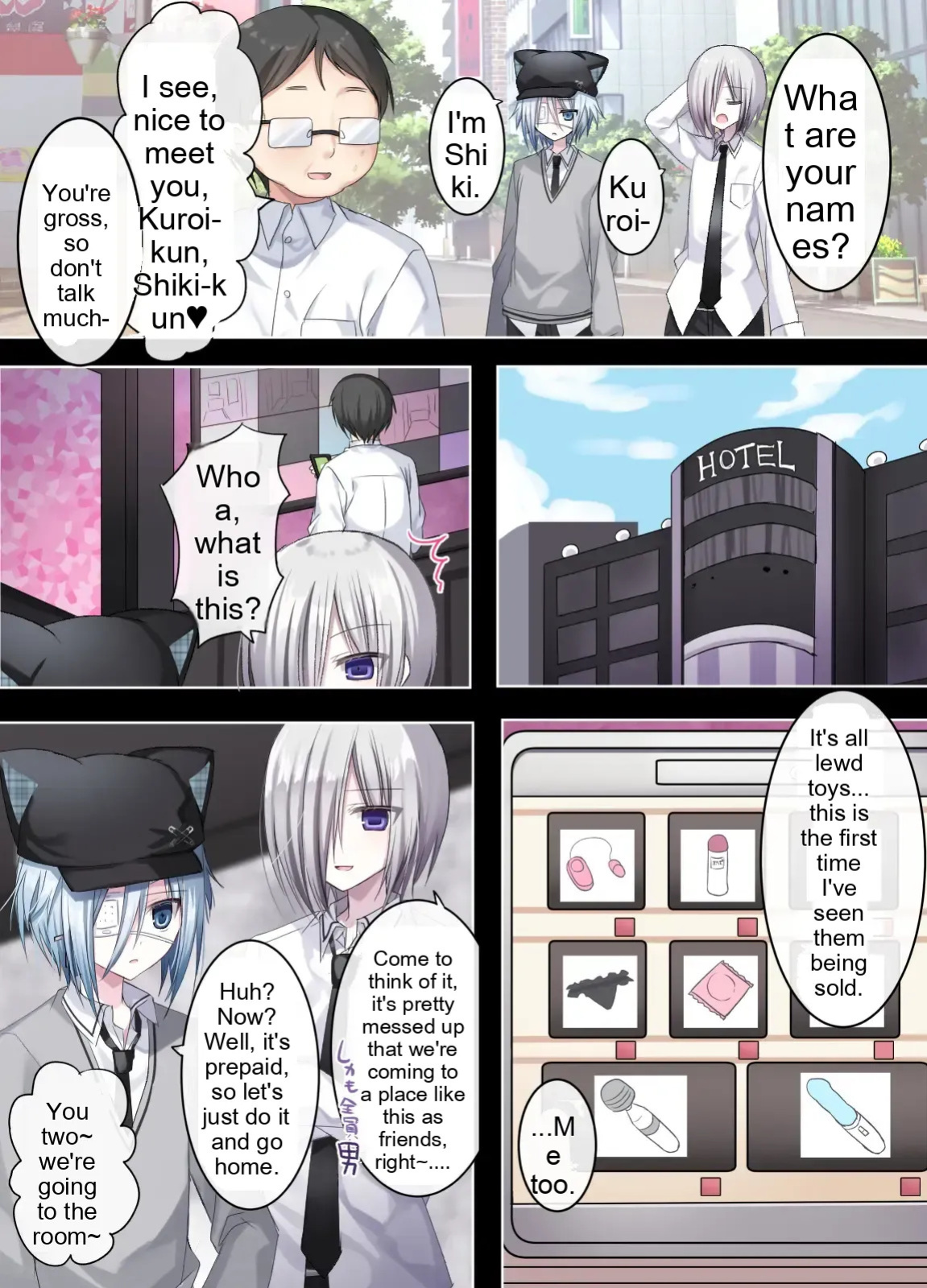 [Usagi Zangeshitsu (Touga)] Otona o Nameta Namaiki x Cool Shounen Kyousei Iki Gaman Taiketsu ~Tomodachi ni Miidasu Retsujou~ | A Sassy Kid Who Underestimates Adults vs. A Cool Teen: A Forced Orgasm Endurance Battle ~Discovering Lust in a Friend~ [English]