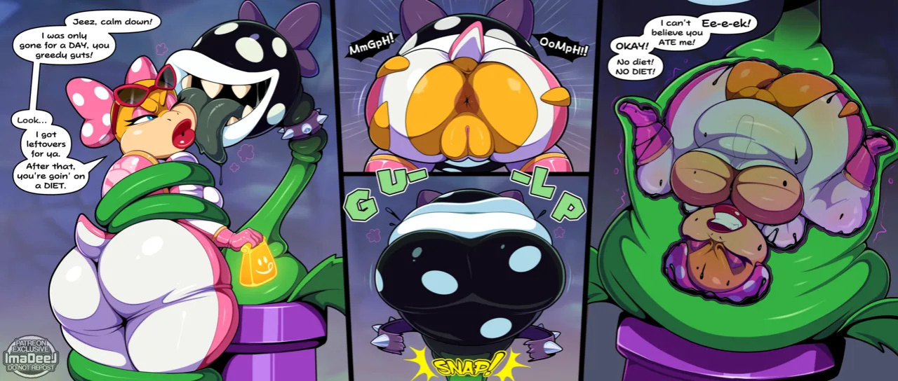 [imadeej] Wendy vs Pet Piranha Plant (Super Mario)