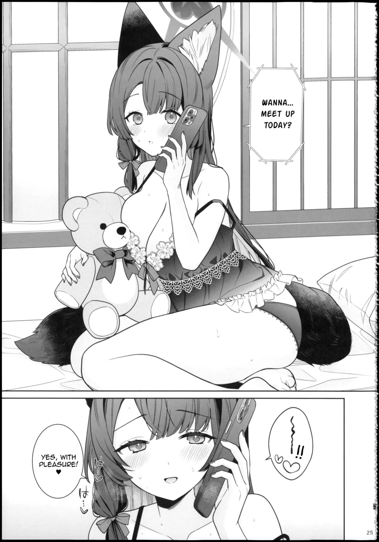(Sensei no Archive 15) [NOMIYAGUMI (Ichinomiya)] Junjou Renjou Hatsujou Kitsune -6- | Pure Lovestruck Fox in Heat -6- (Blue Archive) [English] [mysterymeat3]