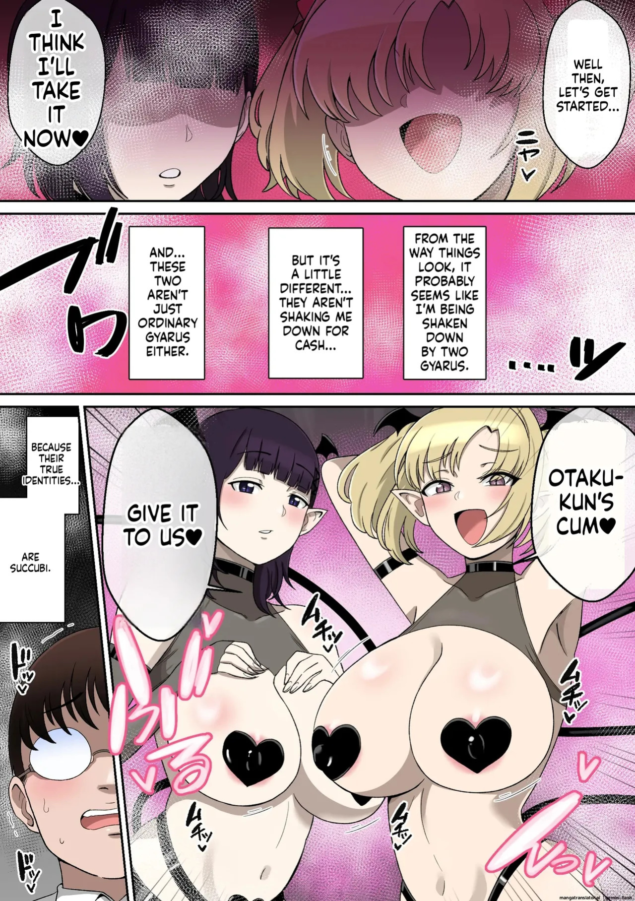 W Paizuri Gal Succubus ni Seishi Katsuage Sareru Hanashi