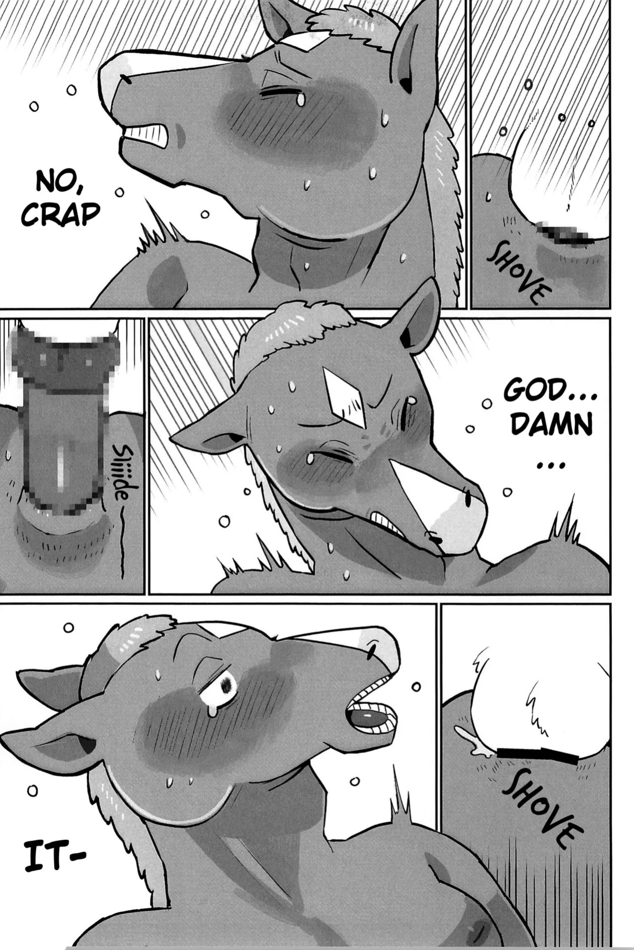 (Shinshun Kemoket 11) [hanamuke (Igarashi Hazuki)] Can I beat a dog's dick? Let's Find Out!! (BoJack Horseman)