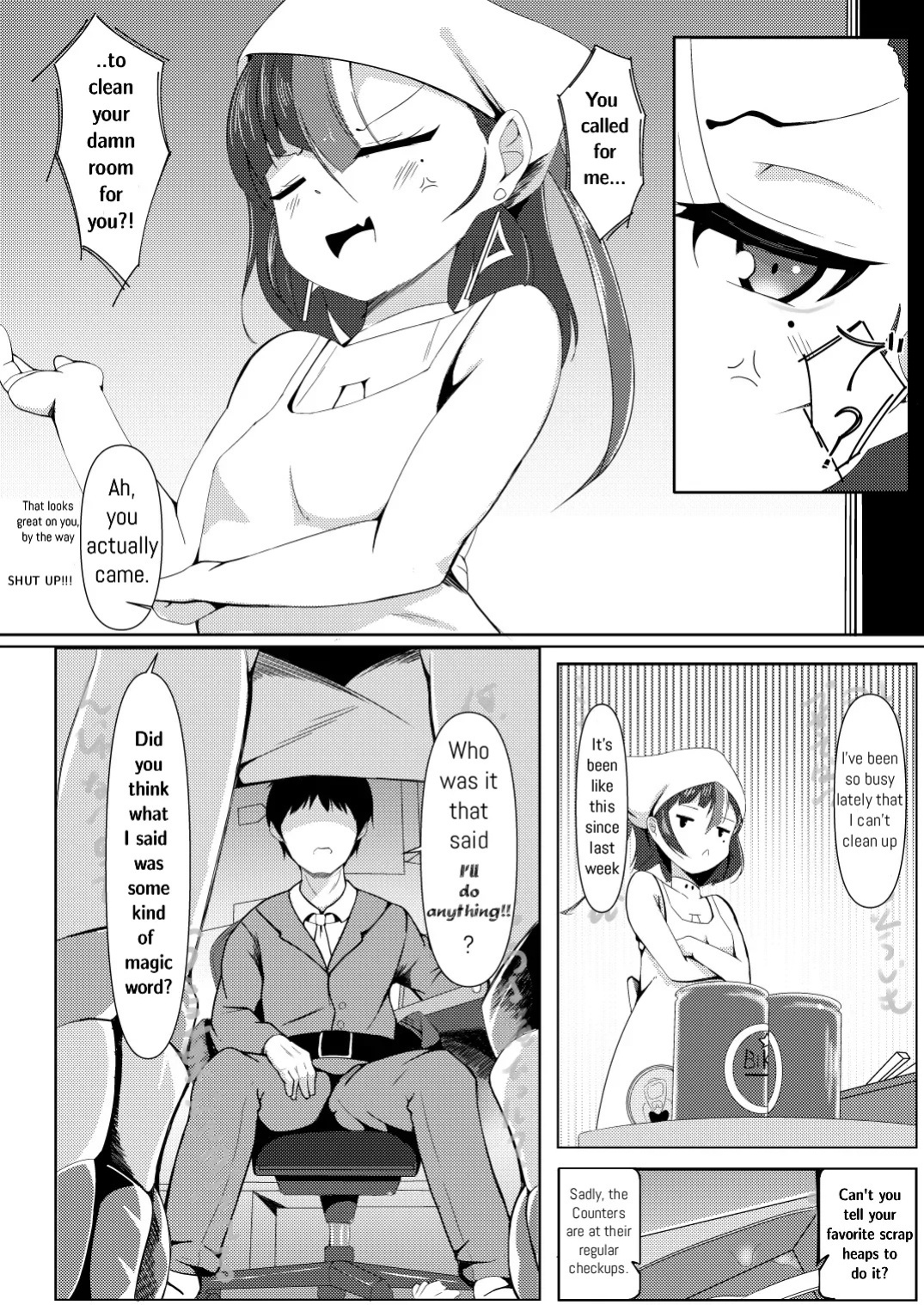 [Kumagoya project] Watashi wa Tesukuzu ni Nanka Naranain dakara! | I'm Doing This So I Don't Get Turned To A Scrap Heap! (Goddess of Victory:NIKKE) [English]