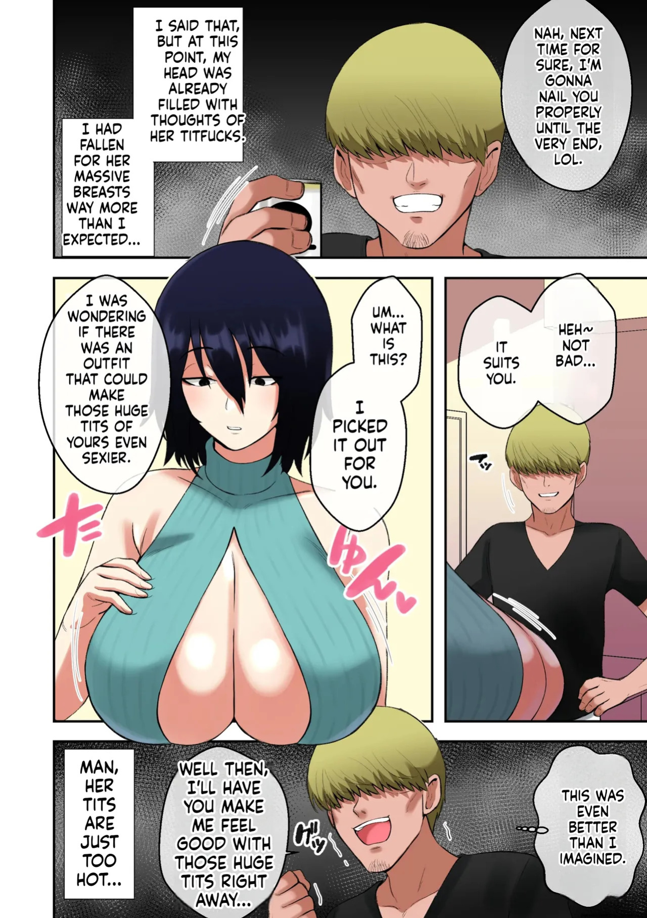 Charao ga Jimigao Bakunyuu no Paizuri ni Miryou sareta Kekka