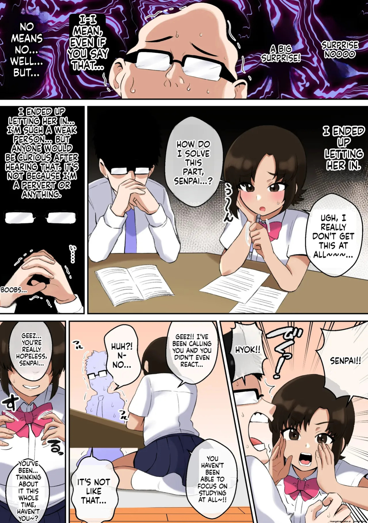 Namaiki Aho Kouhai no Paizuri no Mae de wa Baka ni Naru Boku