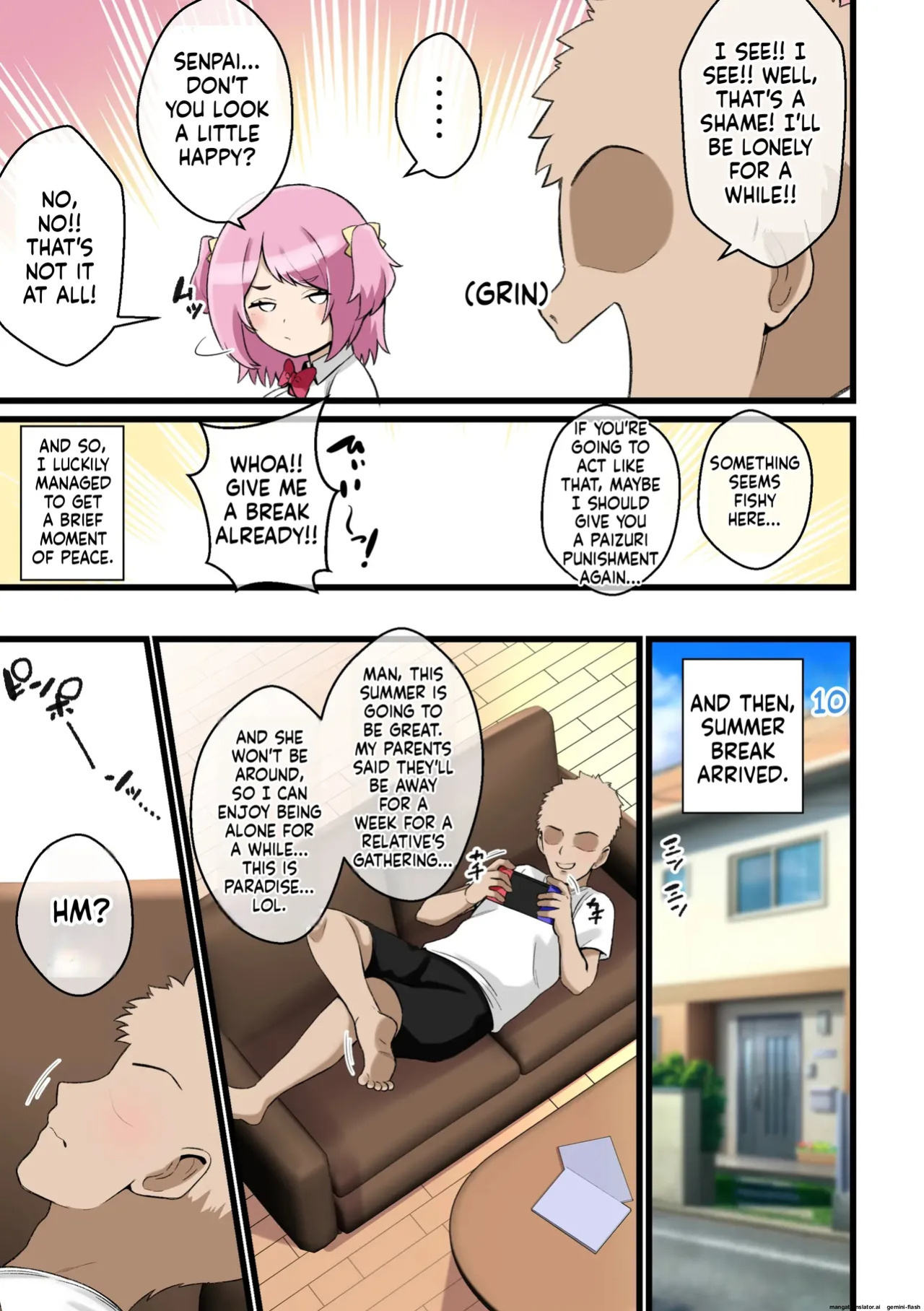 Paizuri Kowai ~Namaiki Kouhai Kanojo ni Paizuri de Shiboritorareru Hanashi~