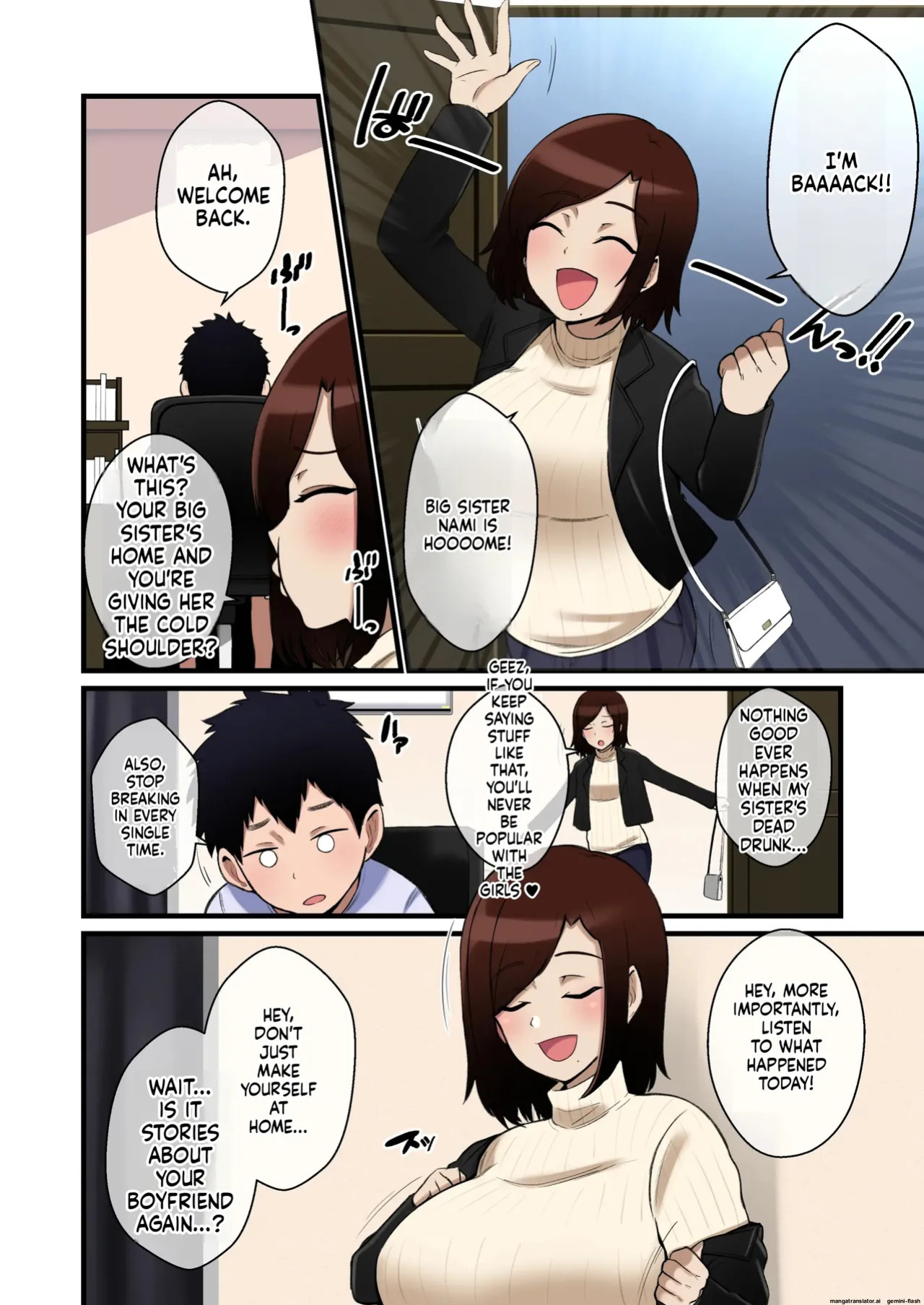 Paizuri Hokoku o Shitekuru Ane