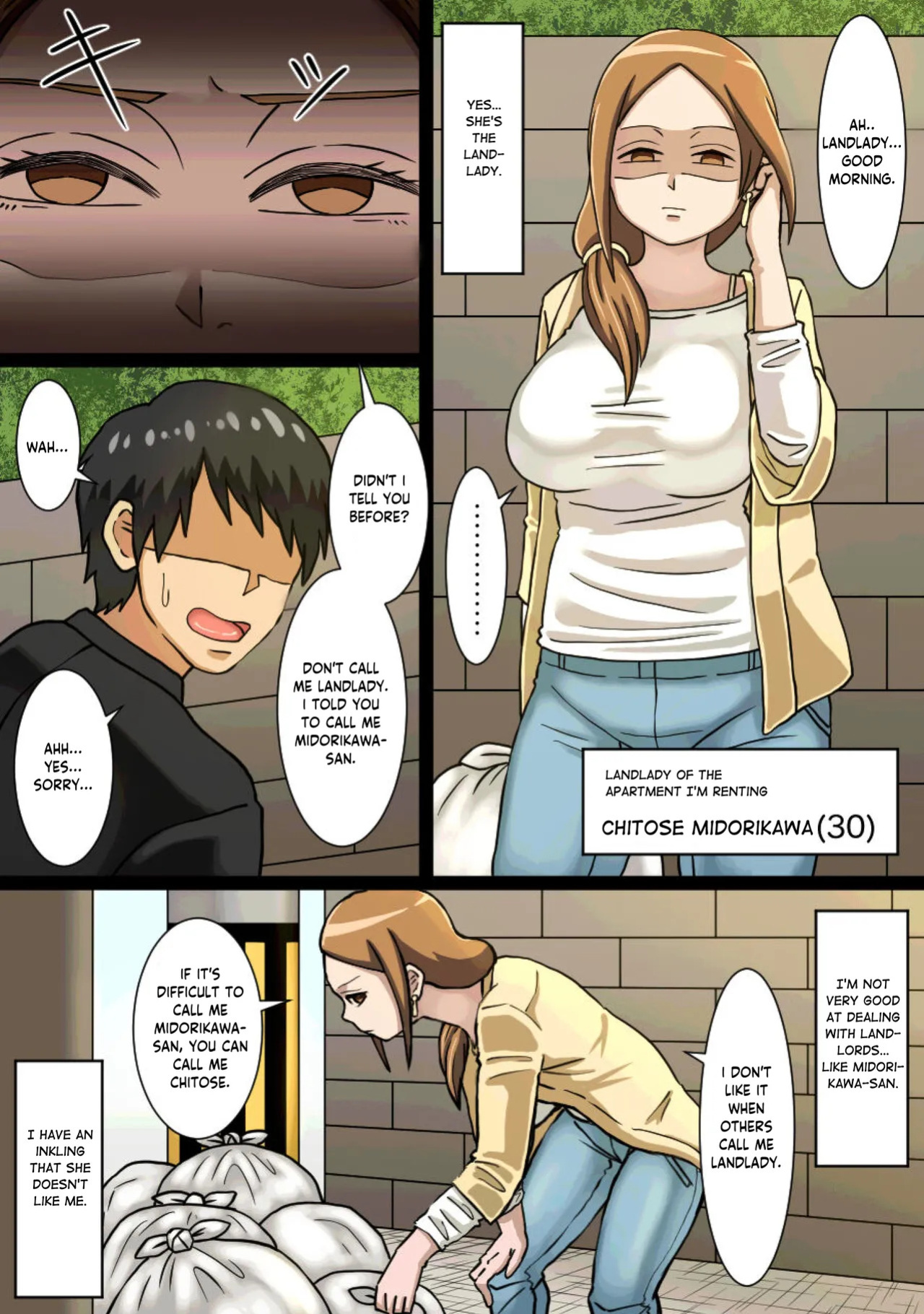 [Kaisendoh (Makuzira)] The Story of the Landlady Taking Advantage of Me While I Was Sleeping and Secretly Having Sex With Me [English]