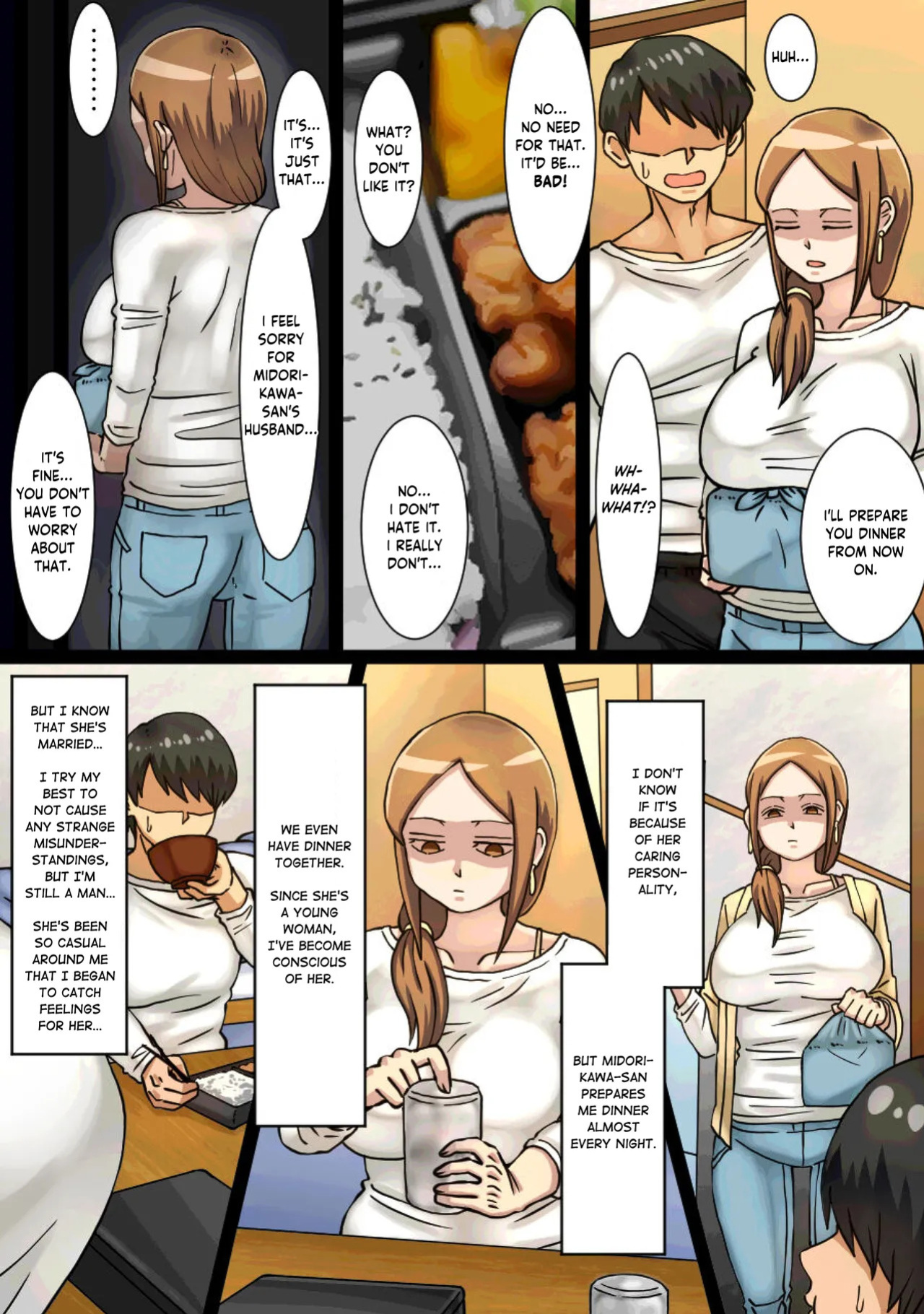 [Kaisendoh (Makuzira)] The Story of the Landlady Taking Advantage of Me While I Was Sleeping and Secretly Having Sex With Me [English]