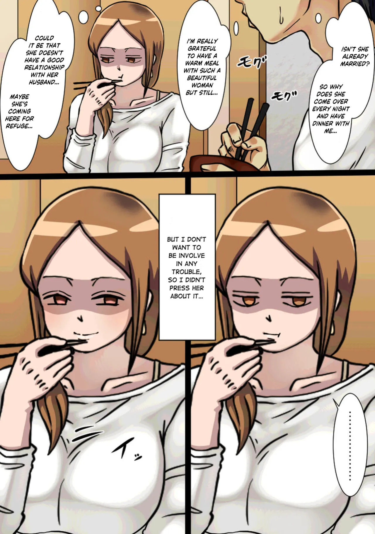 [Kaisendoh (Makuzira)] The Story of the Landlady Taking Advantage of Me While I Was Sleeping and Secretly Having Sex With Me [English]