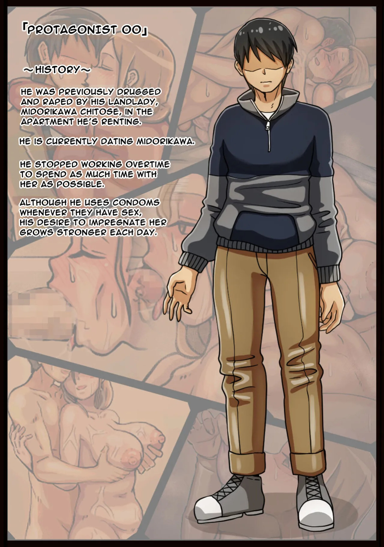 [Kaisendoh (Makuzira)] The Story About Forcibly Ejaculating Into a Reluctant Landlady [English]