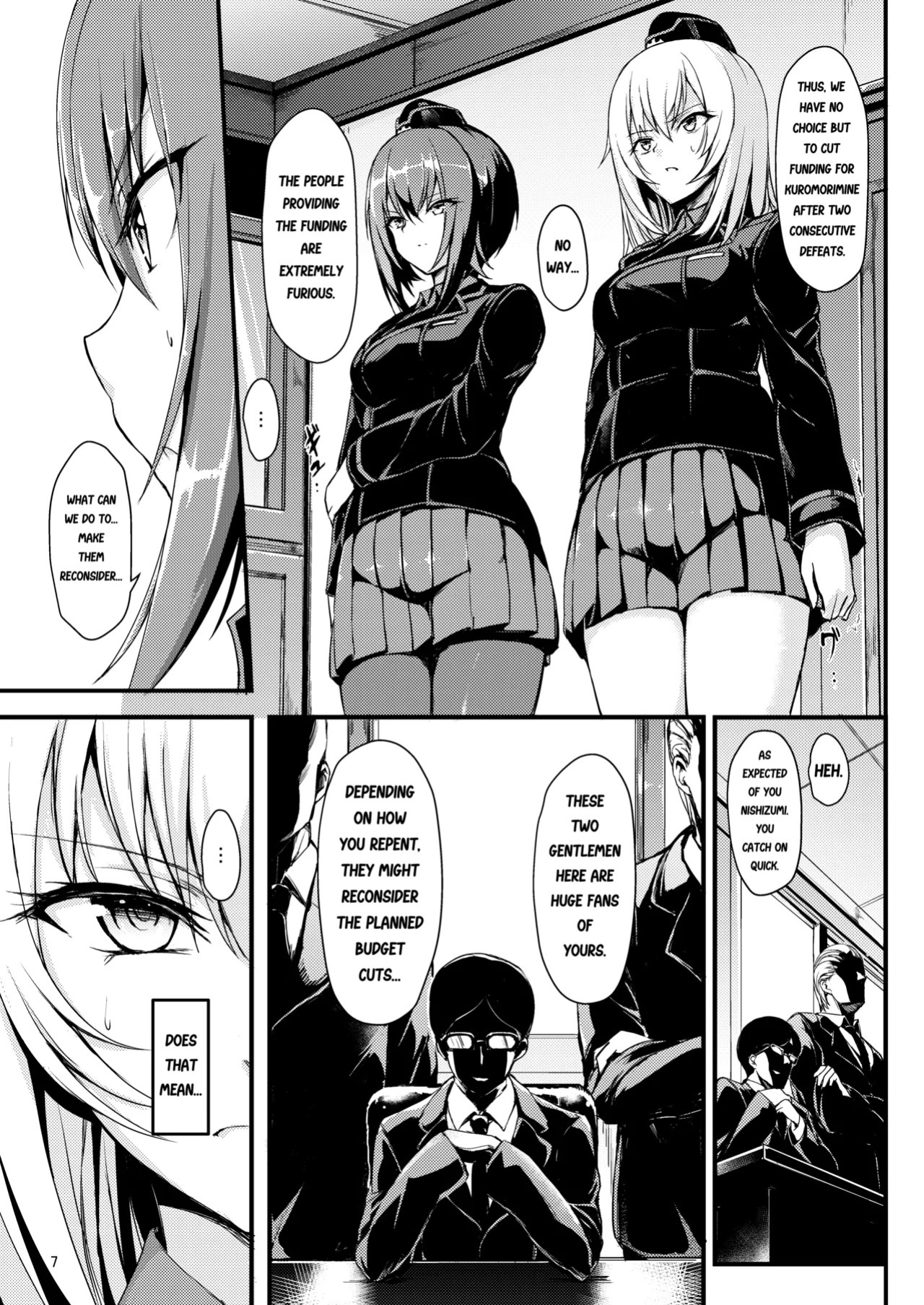 [Kyockchokyock (Kyockcho)] The Violation of Kuromorimine (Girls und Panzer) [English] [Digital] [RagsSgar_Translations]