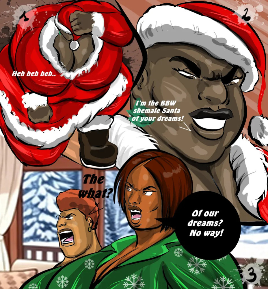 Santa baby Don't stop (BBWTSCOMIC)
