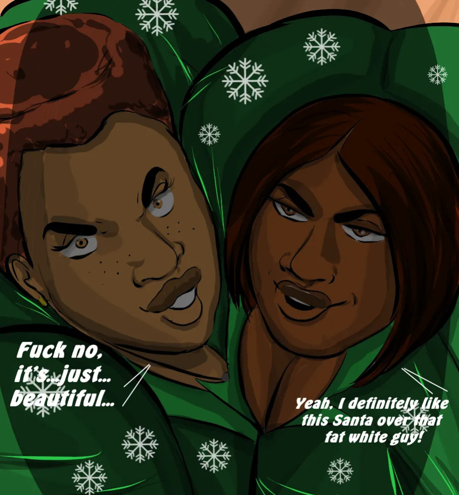 Santa baby Don't stop (BBWTSCOMIC)