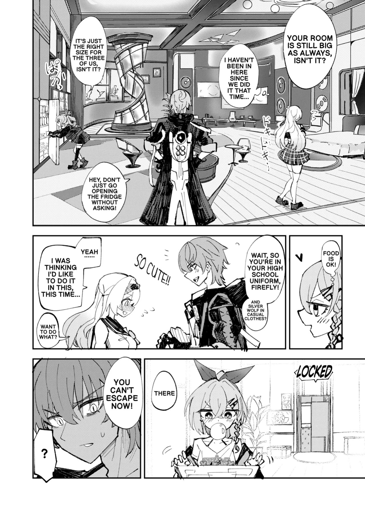 [Rossaku Kobo (Rossaku)] Nakayoshi wa Kaitakusha no Heya de | Besties in the Trailblazer's Room (Honkai: Star Rail) [English] [Digital]