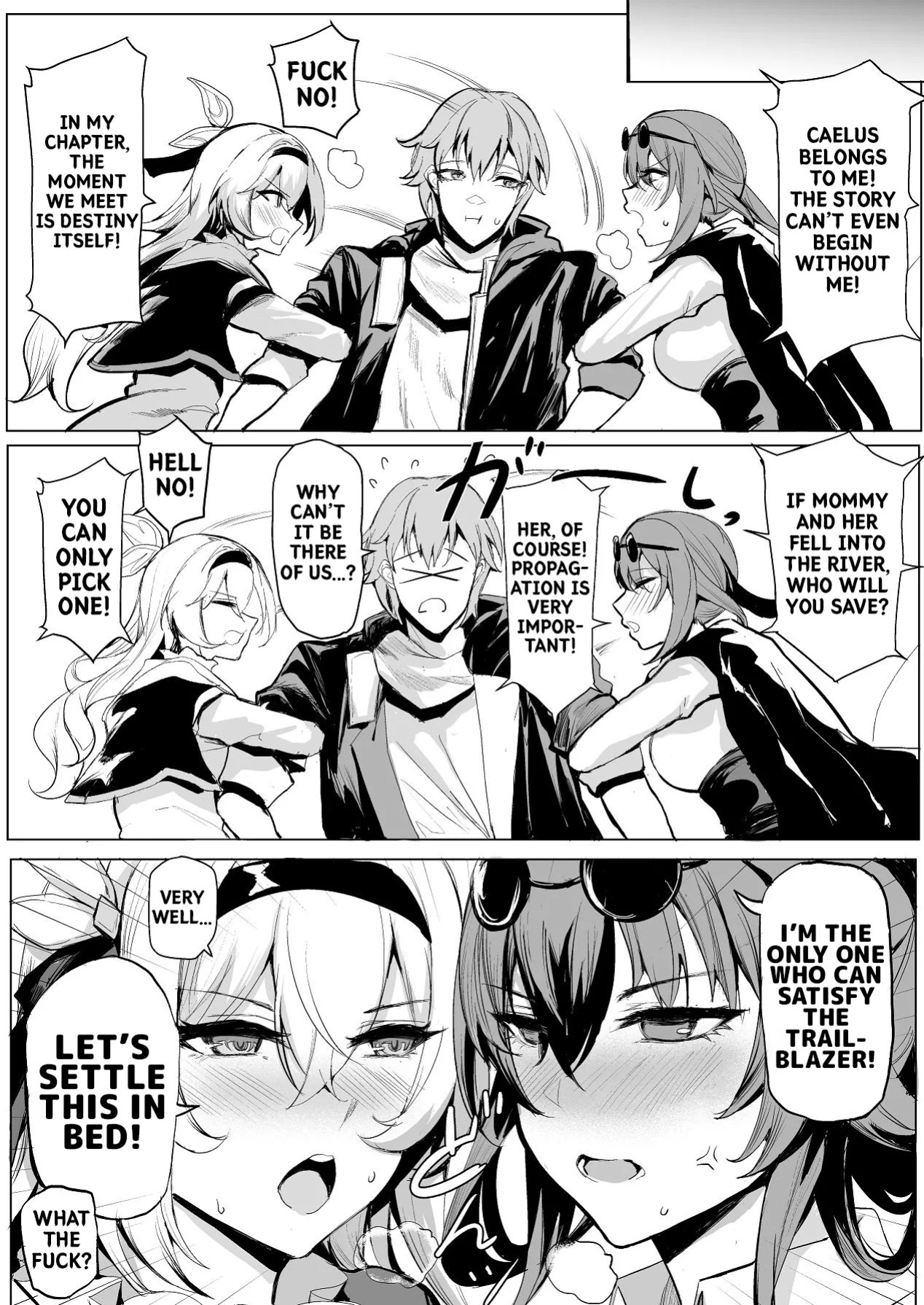 [Heian Xiaocangku (Shiben c16e4)] Onna no Battle | Woman's Battle (Honkai: Star Rail) [English] [Digital]
