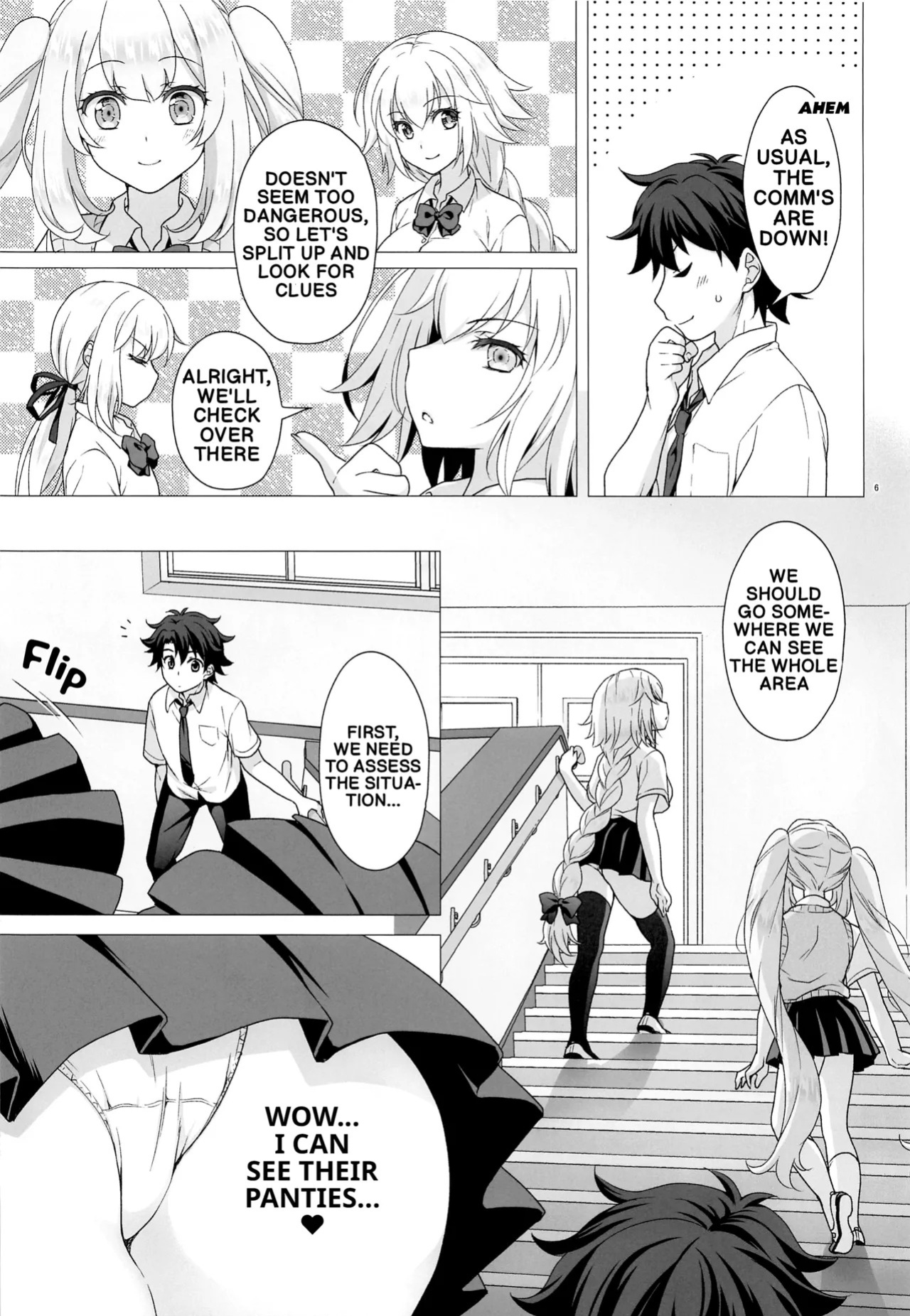 [Marimo-ya (Mori Marimo)] CHALDEA GIRLS COLLECTION Jeanne & Marie Seifuku H Shimakuru Hon | CHALDEA GIRLS COLLECTION Jeanne & Marie High School Uniform Sex-filled Book (Fate/Grand Order) [English]