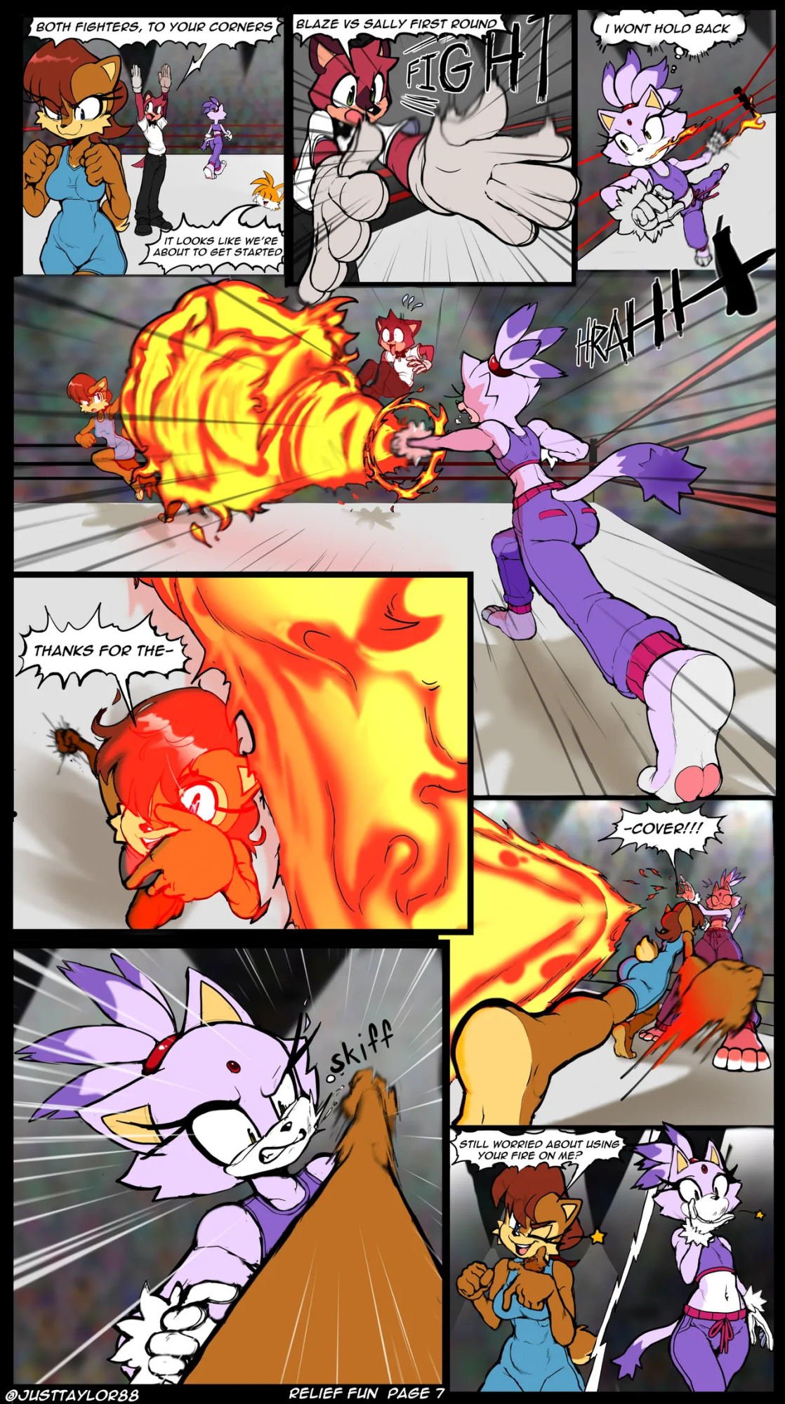 [JustTaylor (Natethecat24/TaylorTheFox24)] Relief Fun (Ongoing)