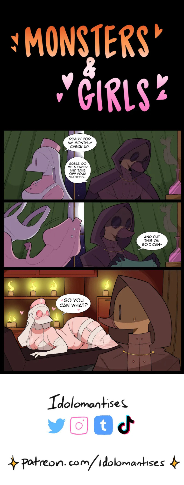 [Idolomantises (Mothmilfs)] Plague Doctors' Edition (Monsters and Girls/The Lover's Inferno)