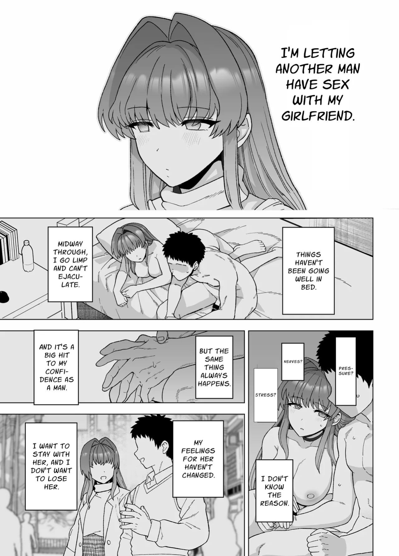 [Mochinchi (Mo)] Netorase Trial Boku no Tame ni Neru Kanojo | Cuckold Trial: My girlfriend cheats on me for my sake [English] [Guesswork] [Digital]
