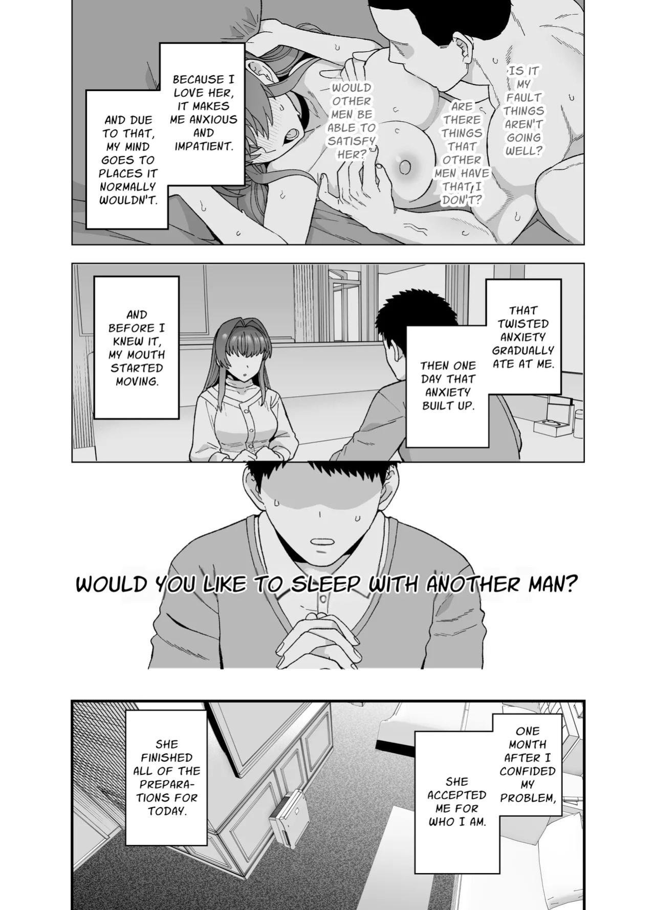 [Mochinchi (Mo)] Netorase Trial Boku no Tame ni Neru Kanojo | Cuckold Trial: My girlfriend cheats on me for my sake [English] [Guesswork] [Digital]