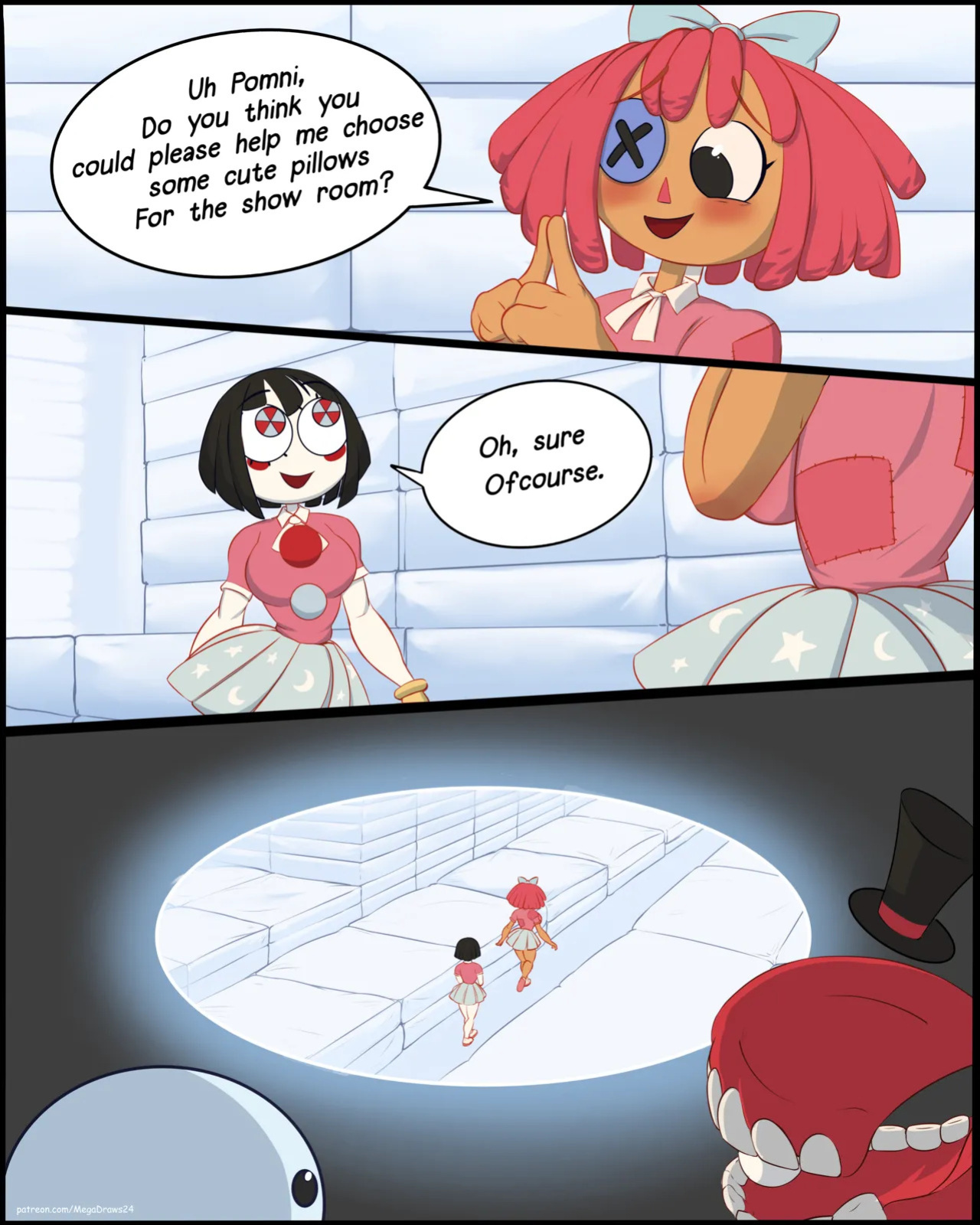 [MegaDraws24] The Cushy Job (The Amazing Digital Circus) [ongoing]
