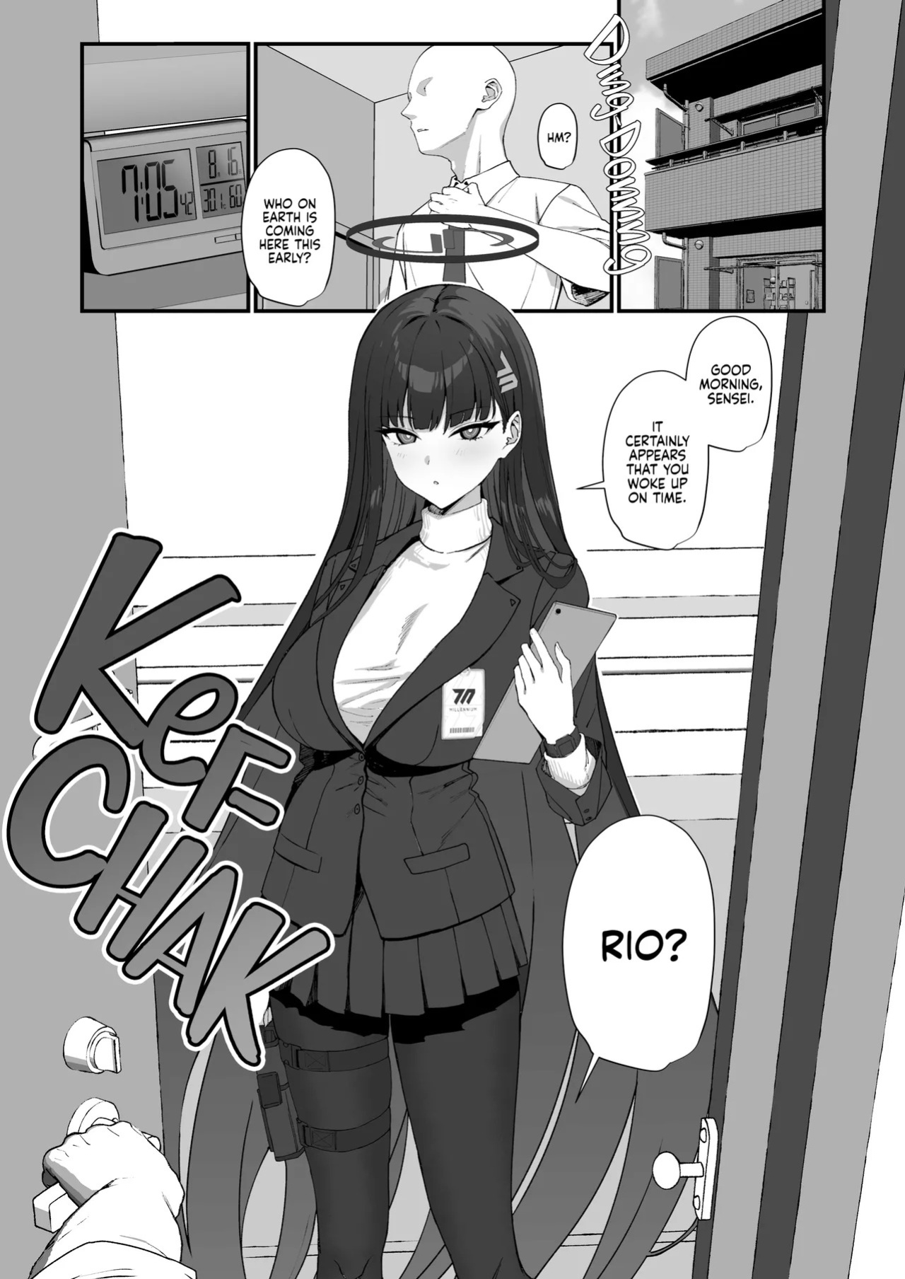 [LOFLAT (Prime)] Tsukatsuki Rio no Maid Seikatsu (Blue Archive) [English] {2d-market.com} [Decensored] [Digital]