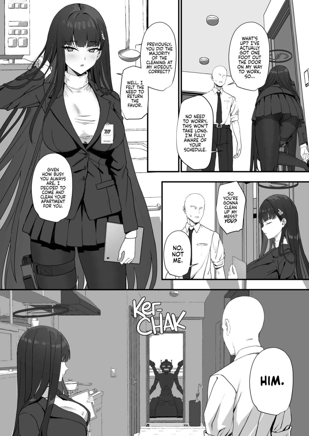 [LOFLAT (Prime)] Tsukatsuki Rio no Maid Seikatsu (Blue Archive) [English] {2d-market.com} [Decensored] [Digital]