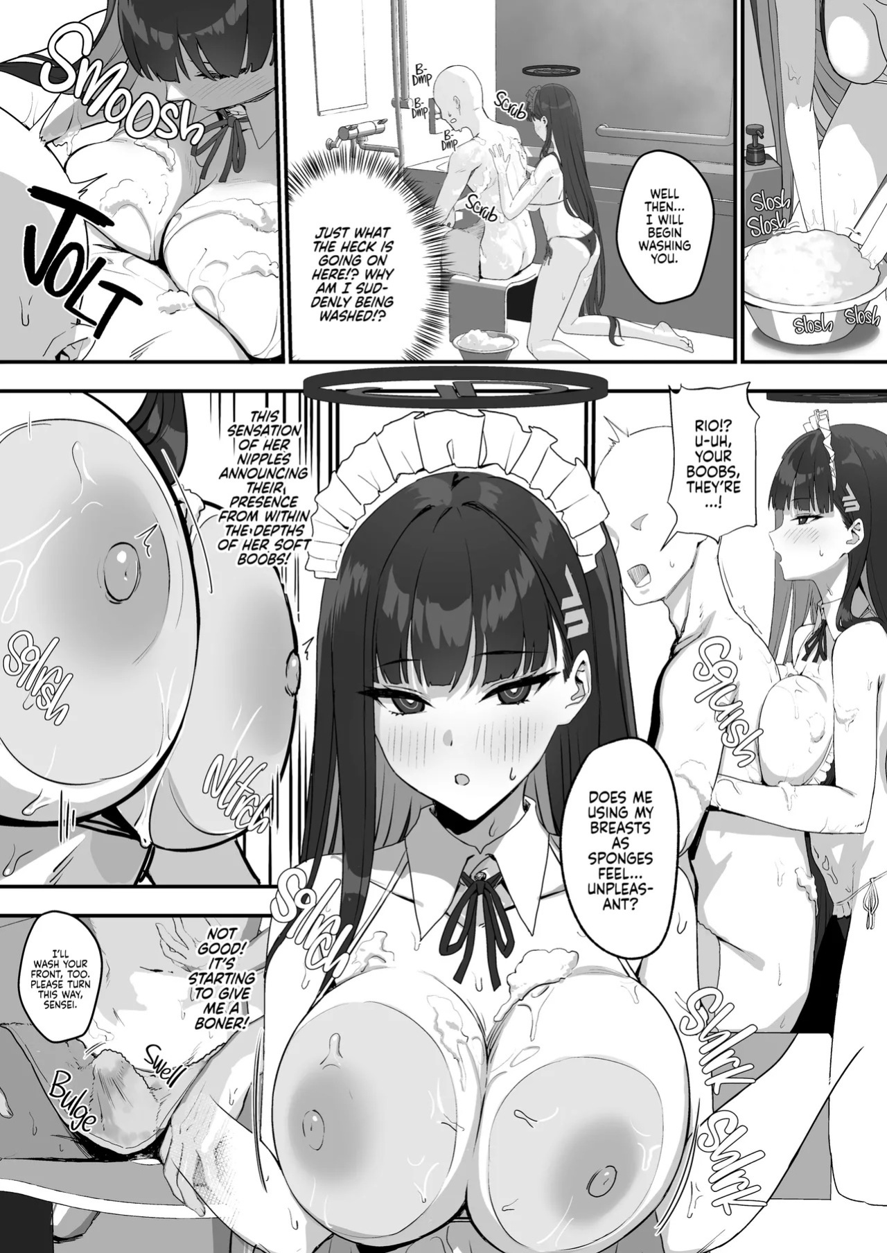 [LOFLAT (Prime)] Tsukatsuki Rio no Maid Seikatsu (Blue Archive) [English] {2d-market.com} [Decensored] [Digital]