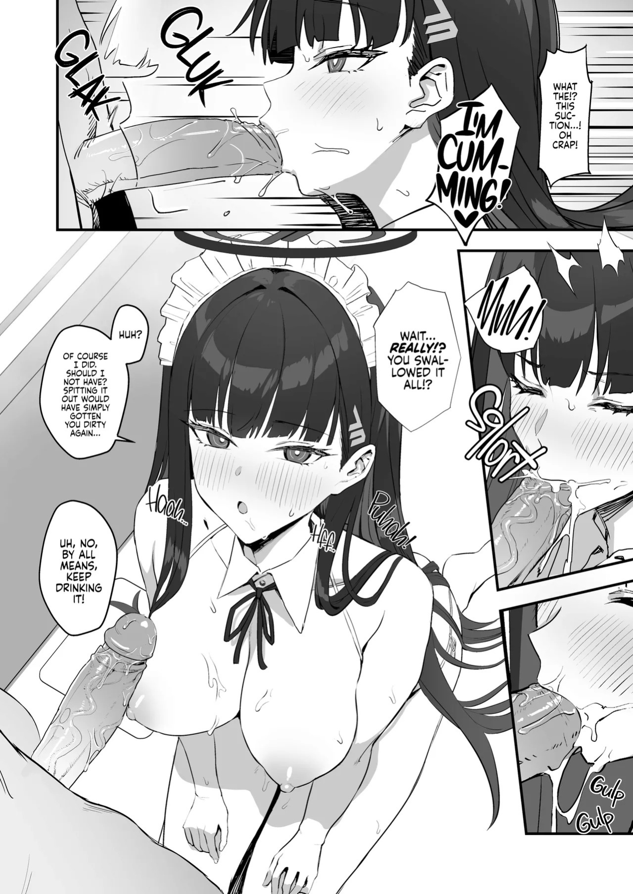 [LOFLAT (Prime)] Tsukatsuki Rio no Maid Seikatsu (Blue Archive) [English] {2d-market.com} [Decensored] [Digital]