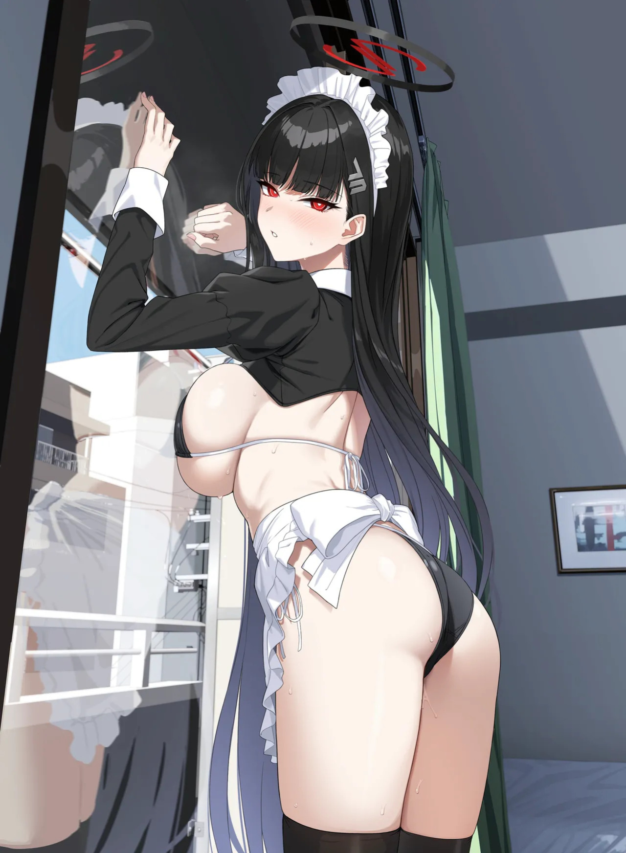 [LOFLAT (Prime)] Tsukatsuki Rio no Maid Seikatsu (Blue Archive) [English] {2d-market.com} [Decensored] [Digital]