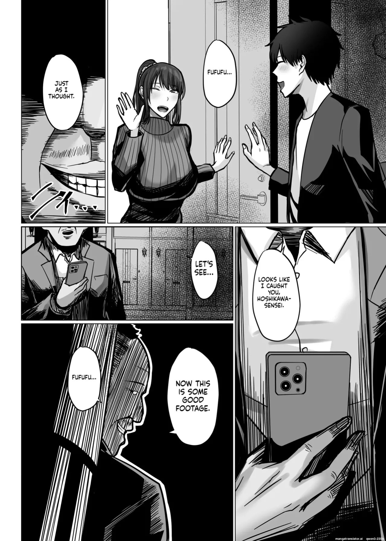 The story of how a busty, older teacher girlfriend gets seduced and cheated on by the principal with a huge penis.