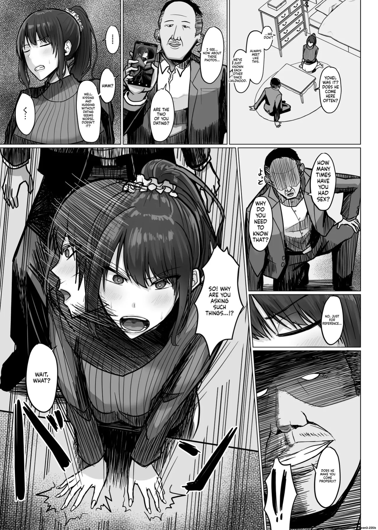 The story of how a busty, older teacher girlfriend gets seduced and cheated on by the principal with a huge penis.