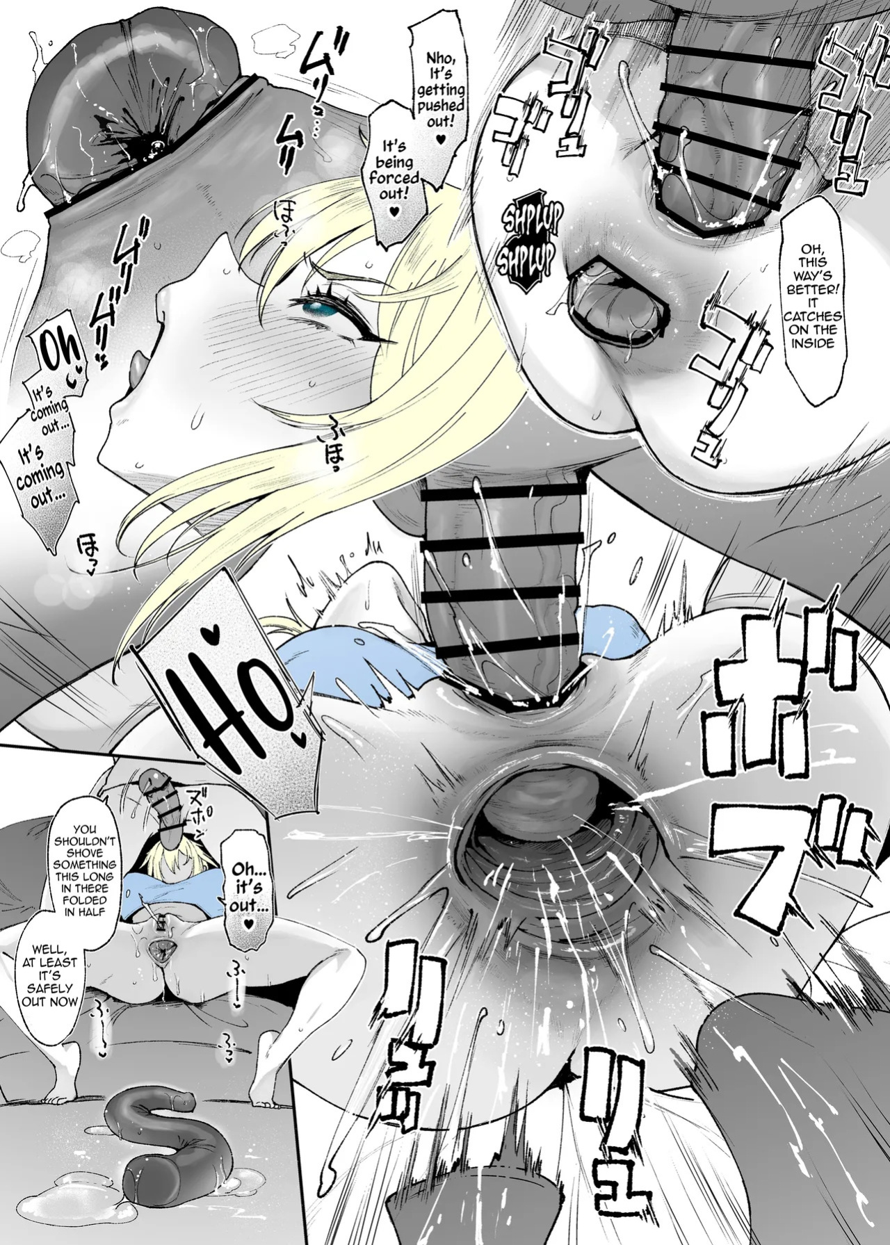 [Oohira Sunset] Ananie-chuu no Nee-chan, Dasenaku Natta Dildo o Totte Morau | Big Sister asks to get the dildo that got stuck in her butt out [English] [meganekun_tl]