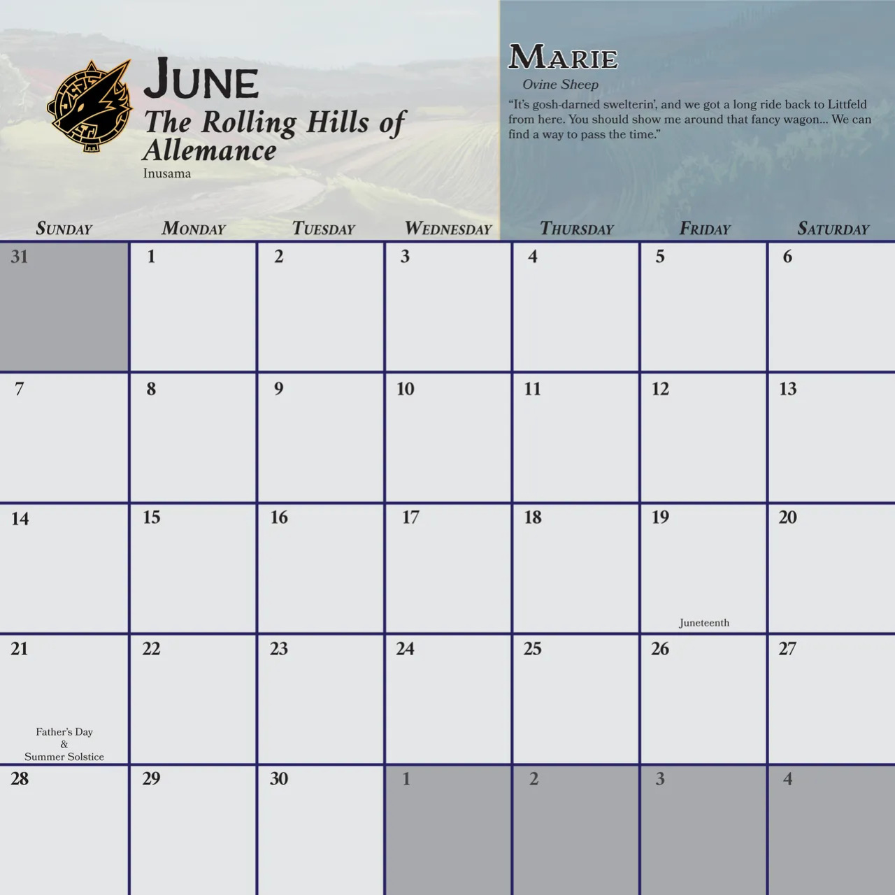 [Heartleaf games] (Various Artists) Ladies of the Beast World 2026 Feminine Calendar and Pinups (Read Disclaimer)