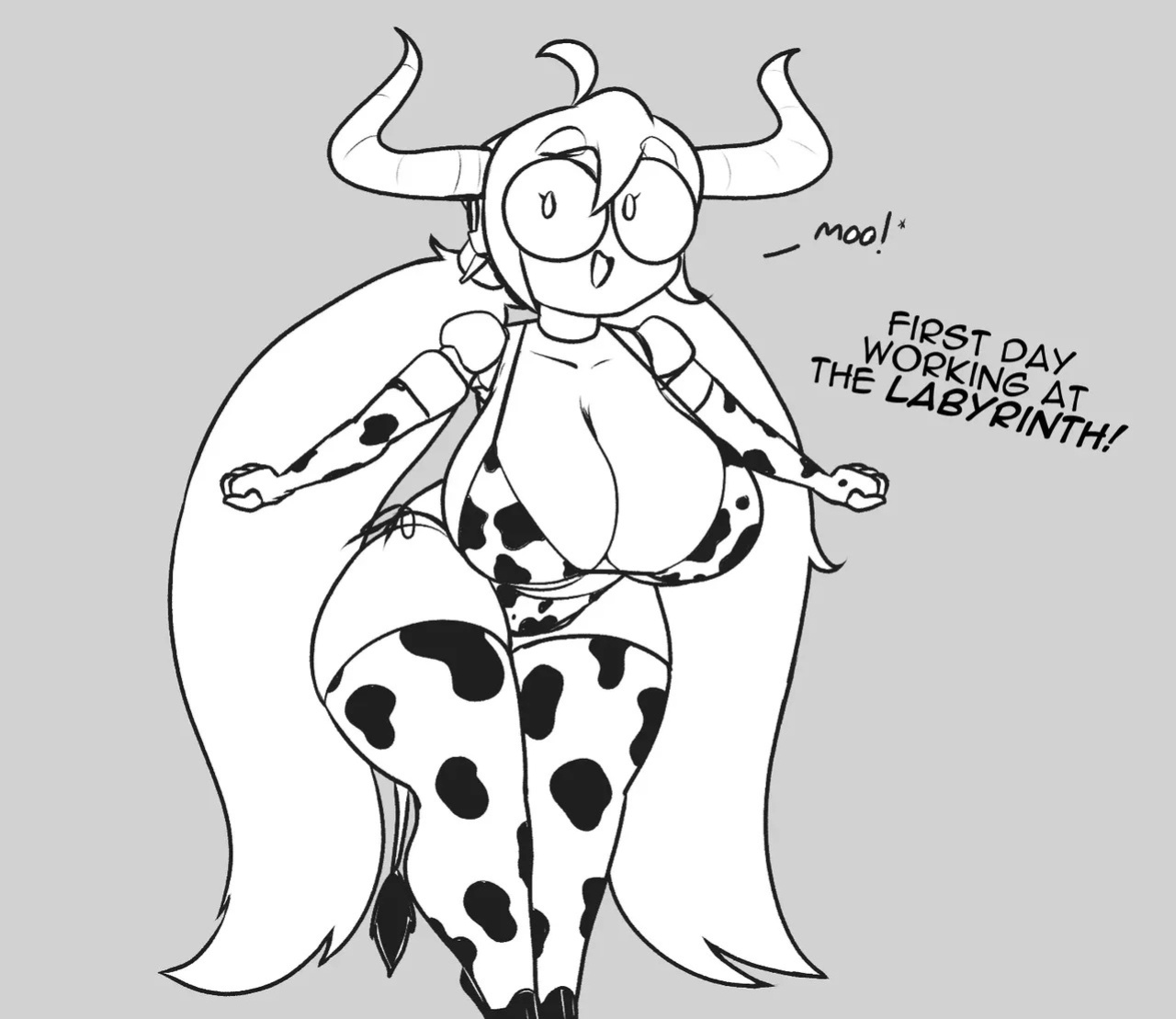 [ZedrinBot] Bit gets a job as a Cow-Girl
