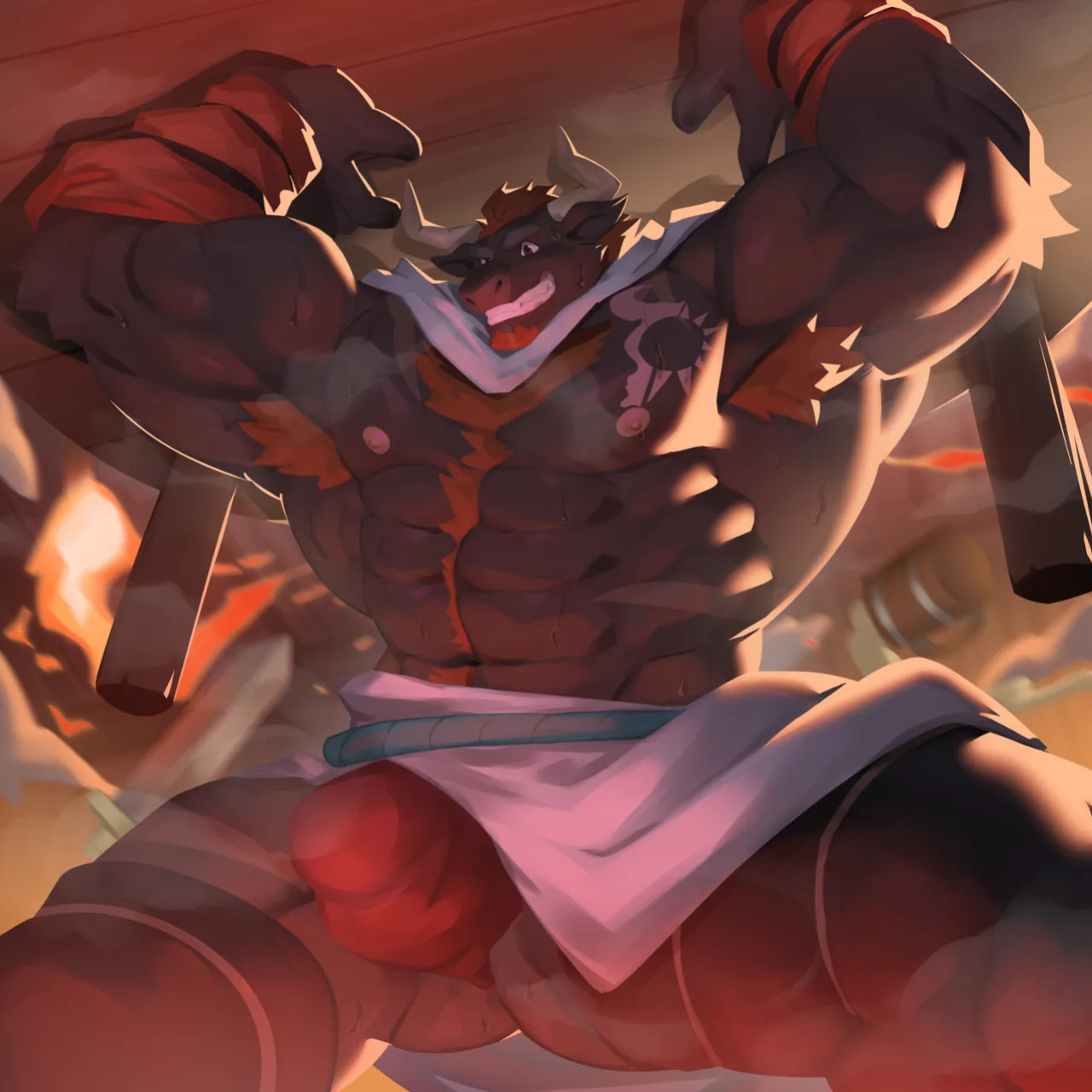 [Heartleaf games] (Various Artists) Boys of the Beast World 2024 Masculine Calendar and Pinups (Read Disclaimer)