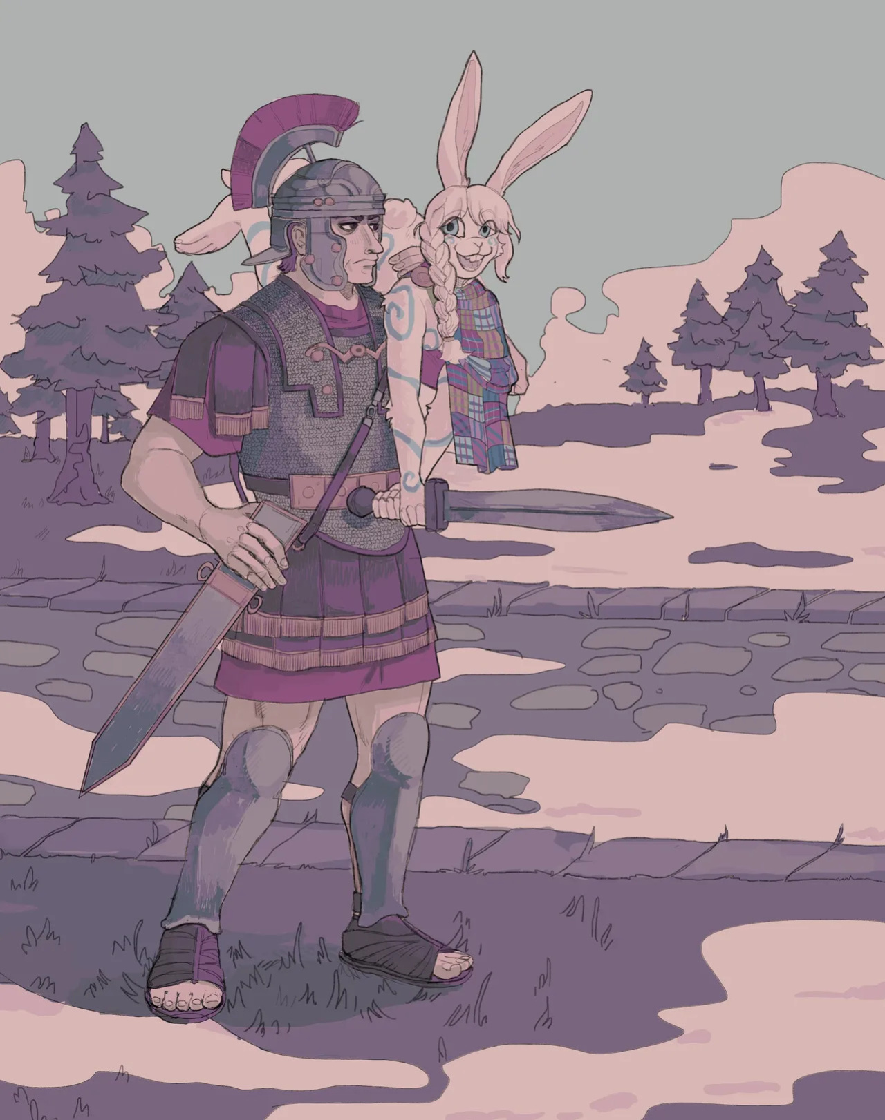 Barbarian bunny witch series by [Toffee 32]/[Faust] in e621