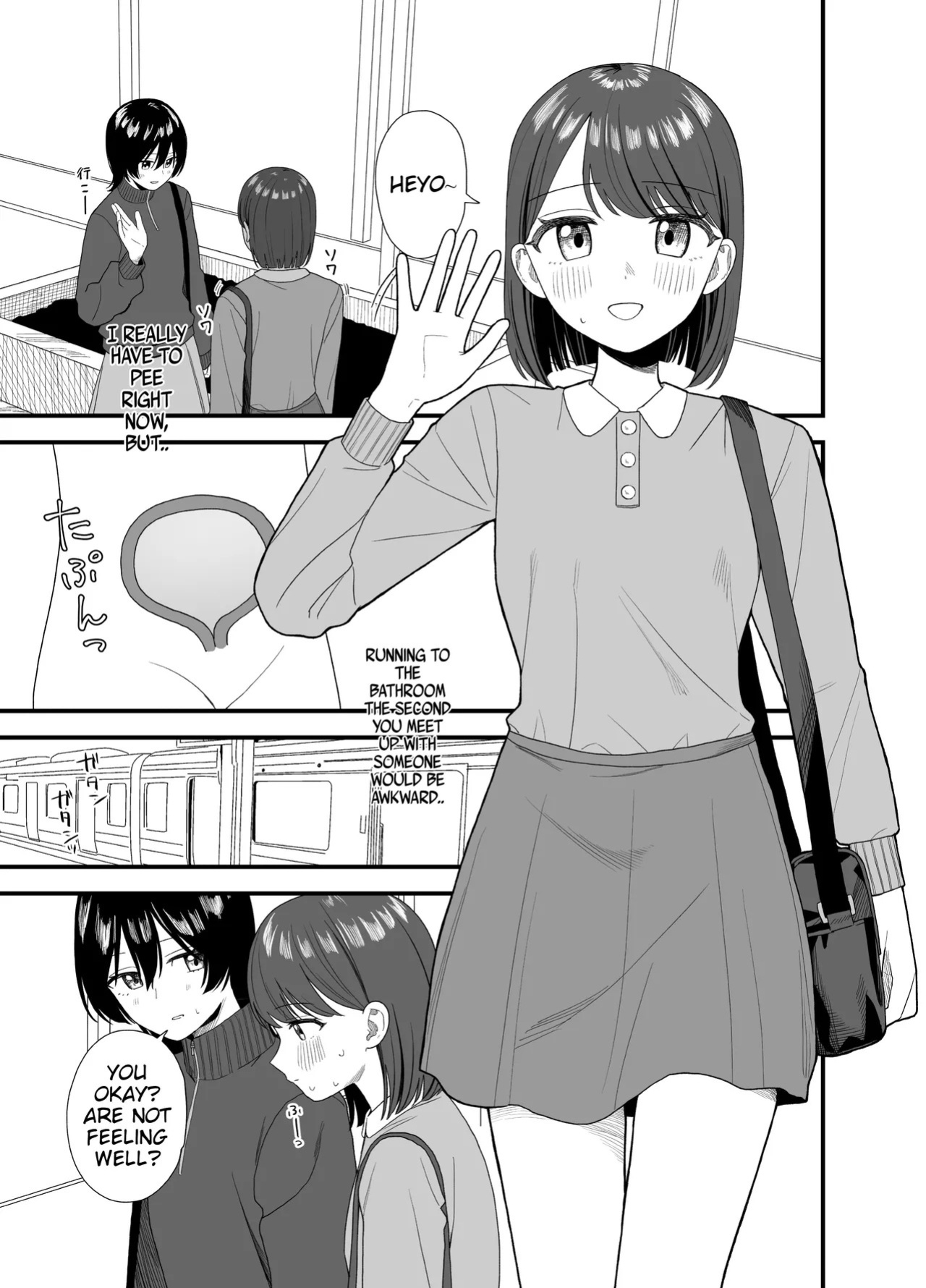 [English] [Pokinikki! (Pokiniki)] Girls Peeing [Support Site Compilation]
