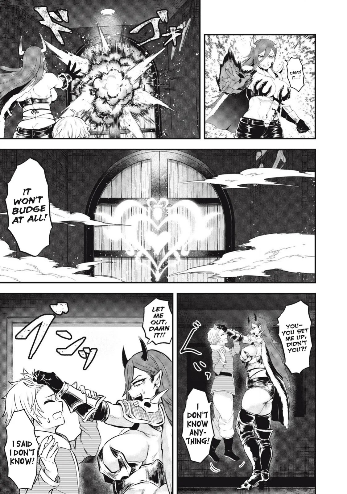 Holy Pilgrimage Ecstasy: defeat demons in a room you cant get out of unless you do XXX [Chapter 1]
