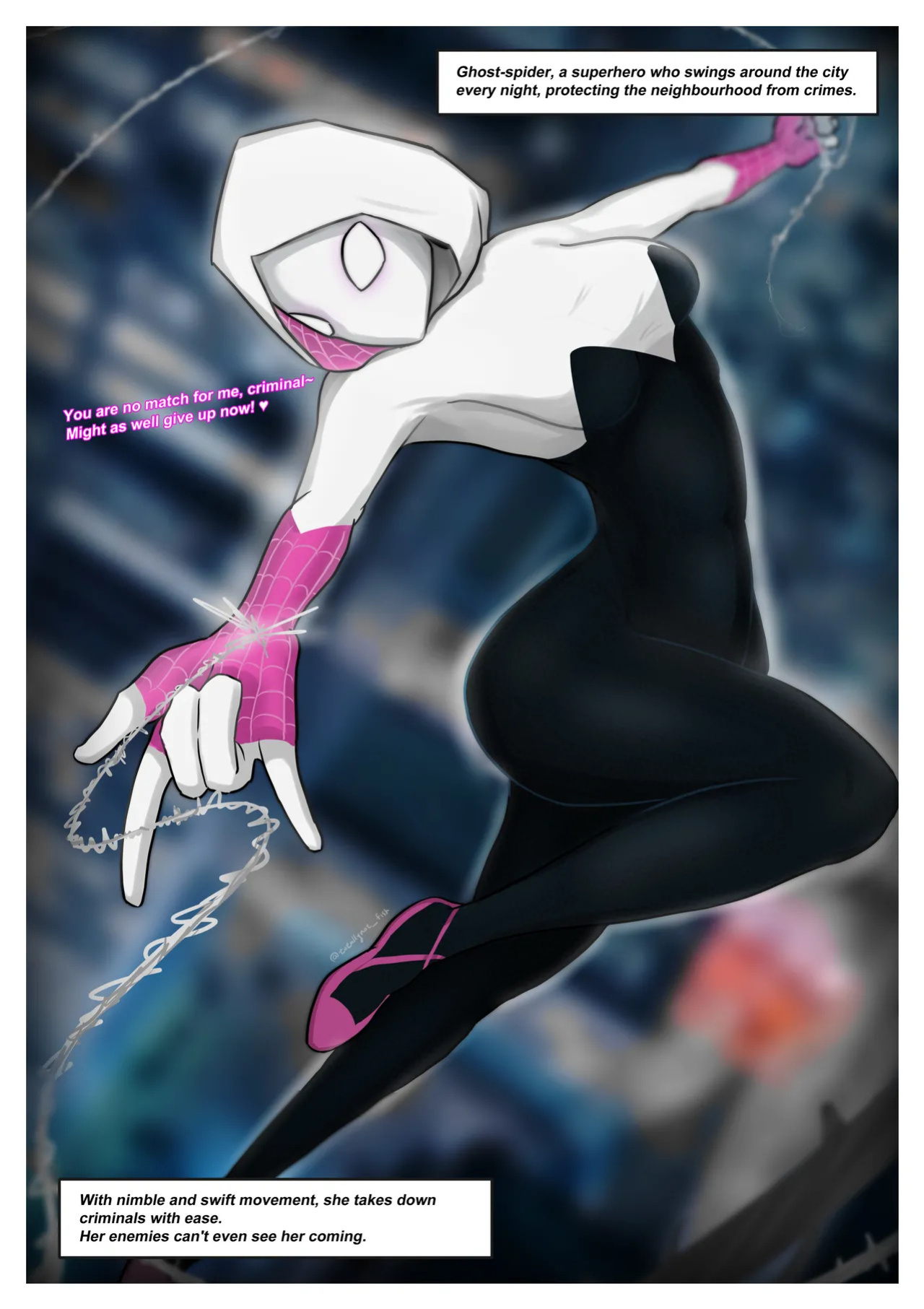 [totallynot_fish] Back Alley Spider Toy (Spider-Gwen)