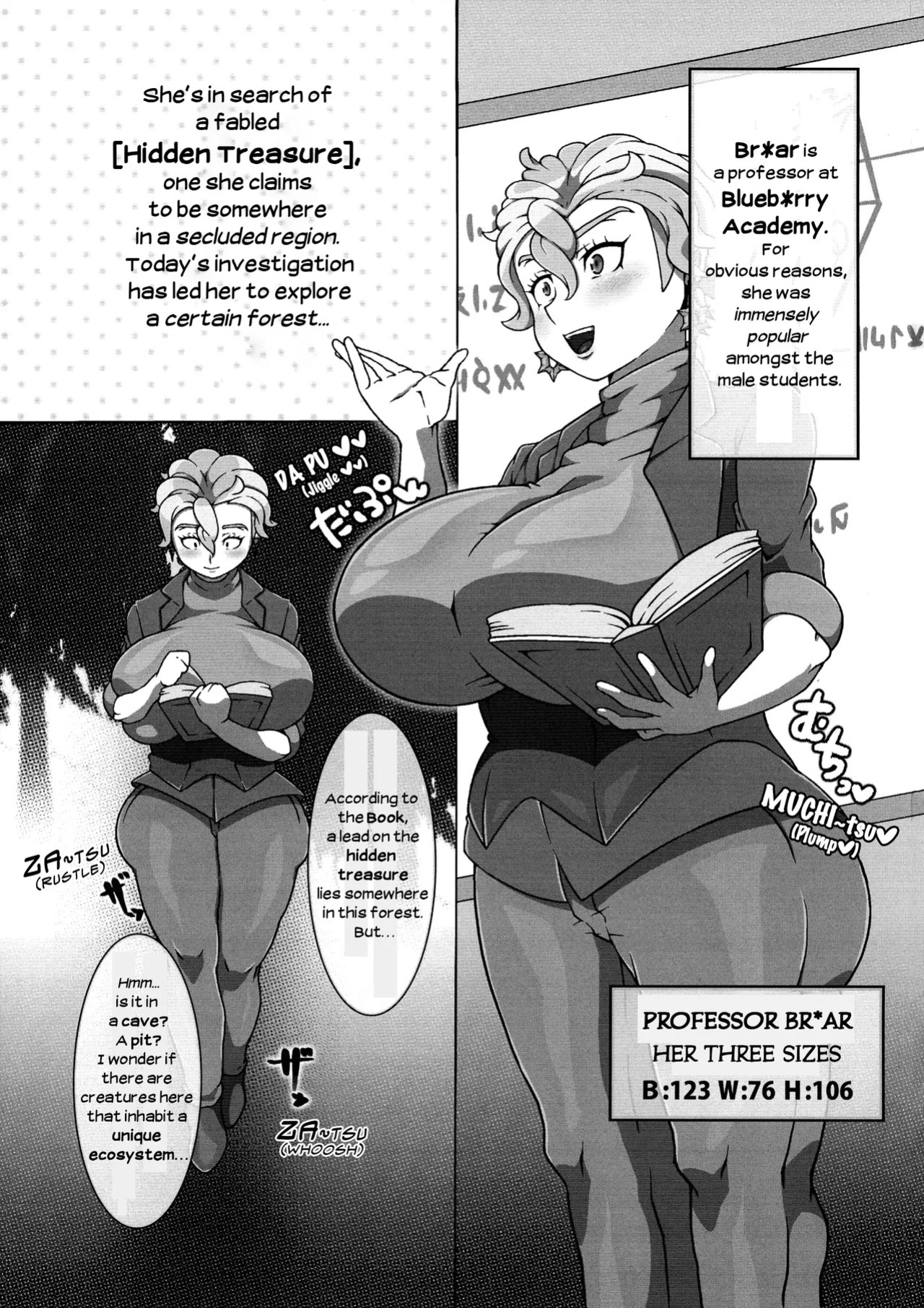 (C104) [R1kyu (R1kyu)] Chounyuu Futanari Briar-sensei to Chounyuu Zeiyu-chan | Super Busty Futanari Professor Briar and Super Busty Carmine (Pokémon Scarlet & Violet) [English]