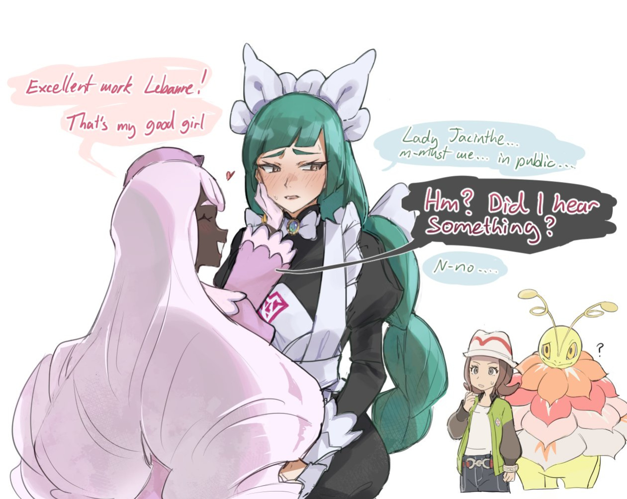 [tencryingemojis] Jacinthe x Lebanne (Pokemon Legends: Z-A)