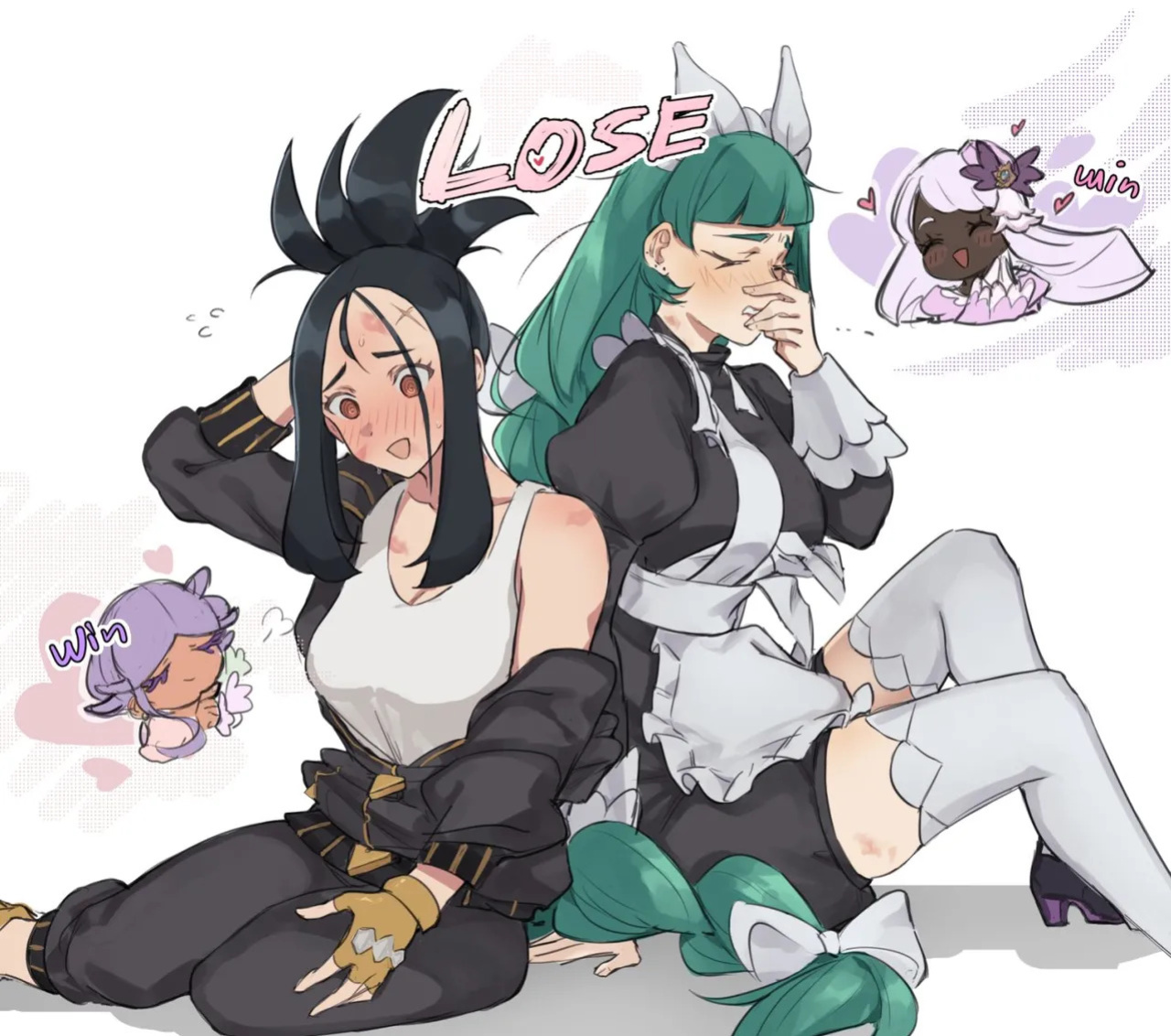 [tencryingemojis] Jacinthe x Lebanne (Pokemon Legends: Z-A)