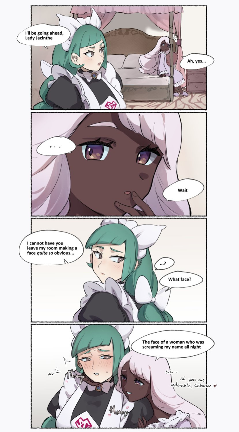 [tencryingemojis] Jacinthe x Lebanne (Pokemon Legends: Z-A)