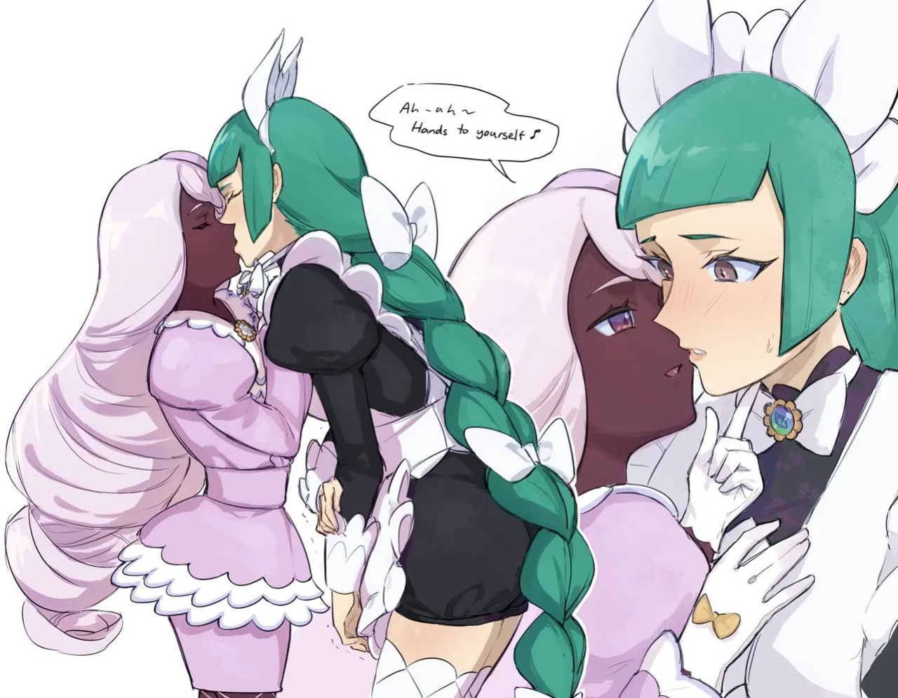 [tencryingemojis] Jacinthe x Lebanne (Pokemon Legends: Z-A)