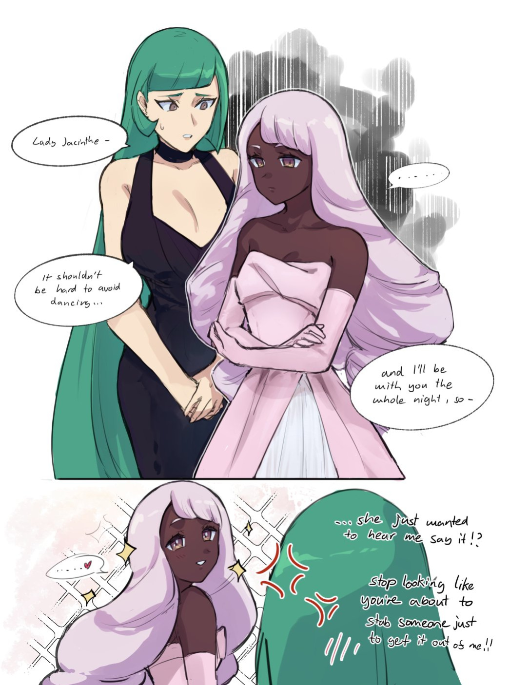 [tencryingemojis] Jacinthe x Lebanne (Pokemon Legends: Z-A)