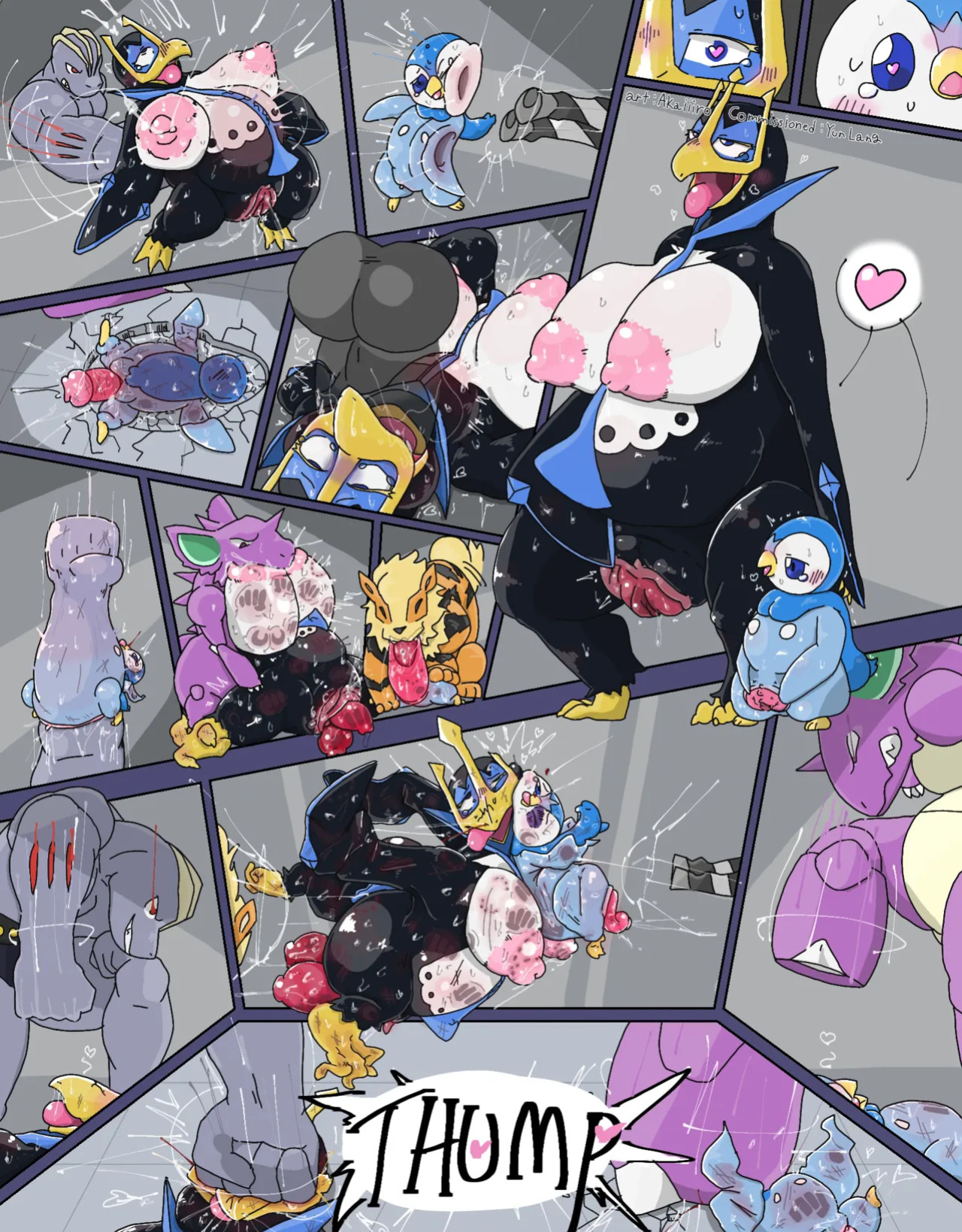 [Akaiiiro] Penguin Onaholes