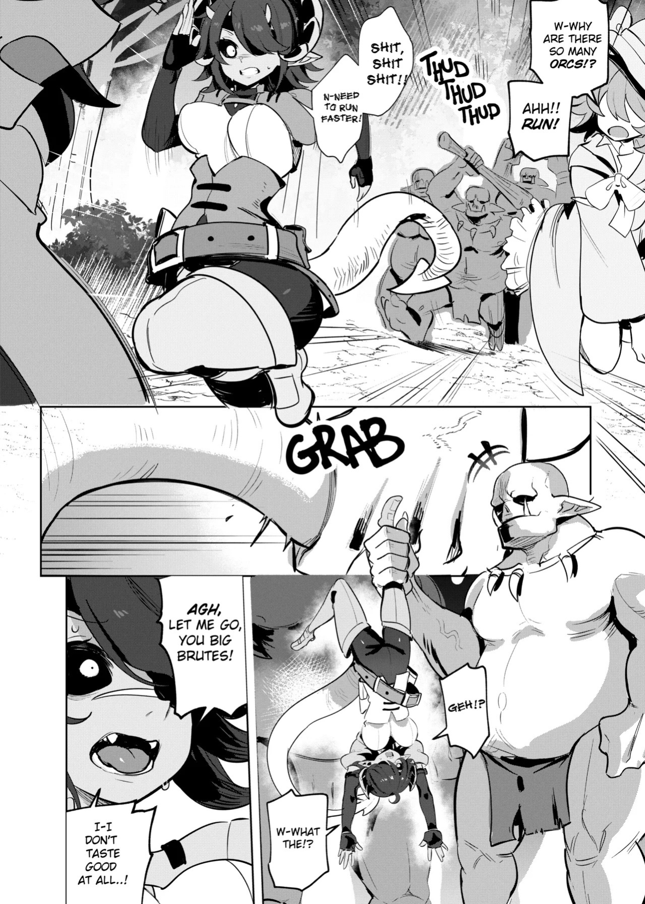 [Onigashima (Onigensou)] Zafira vs Orcs! Who will win? ????[English] [Uncensored]