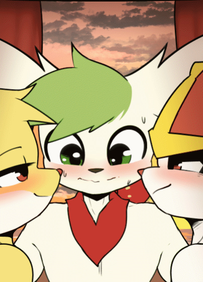 [BurgerKiss] Miles "Tails" Prower X Tangle the Lemur X Whisper the Wolf [link to sound edit in the pinned comment when available]